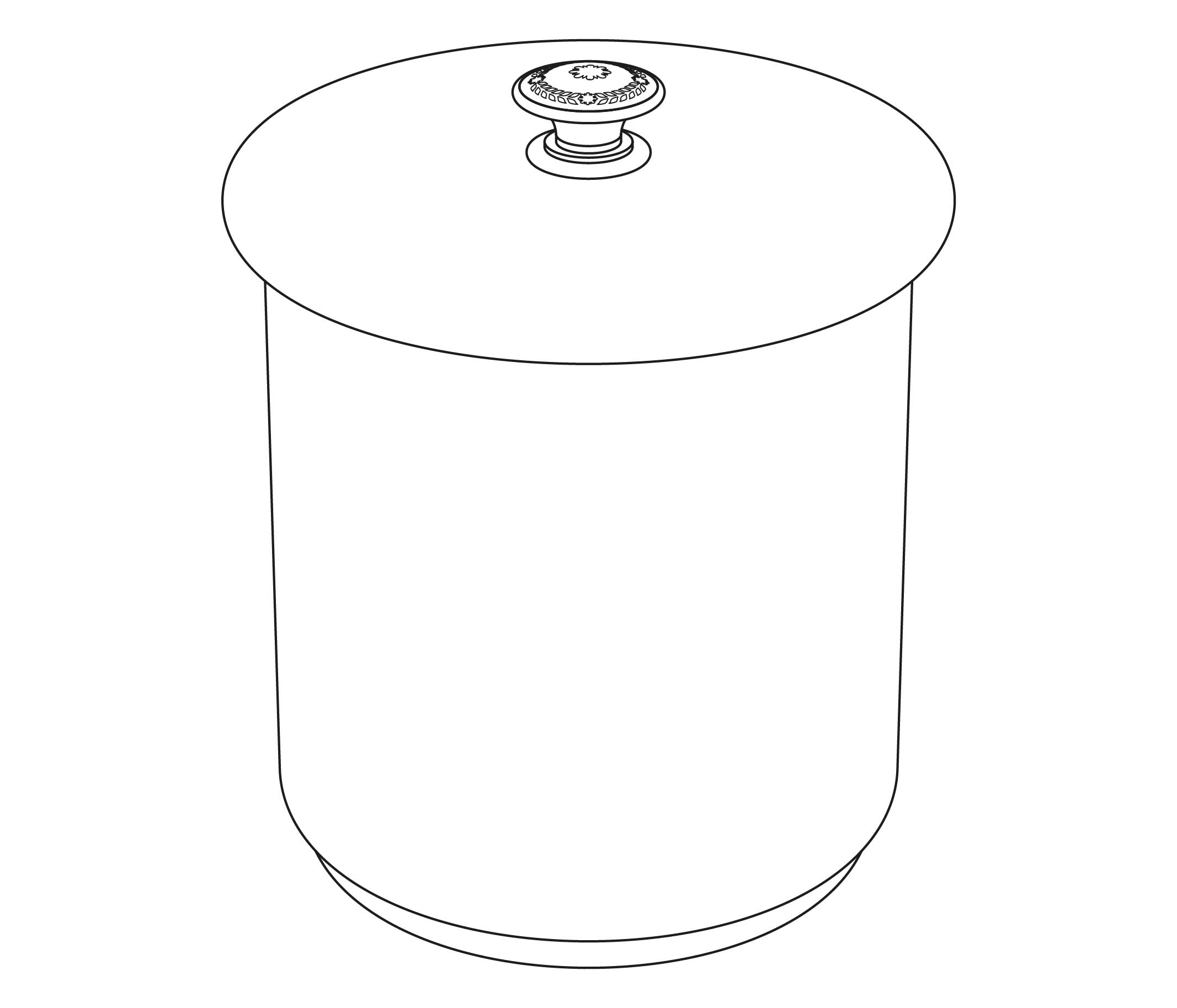 S196-577 Bin with cover