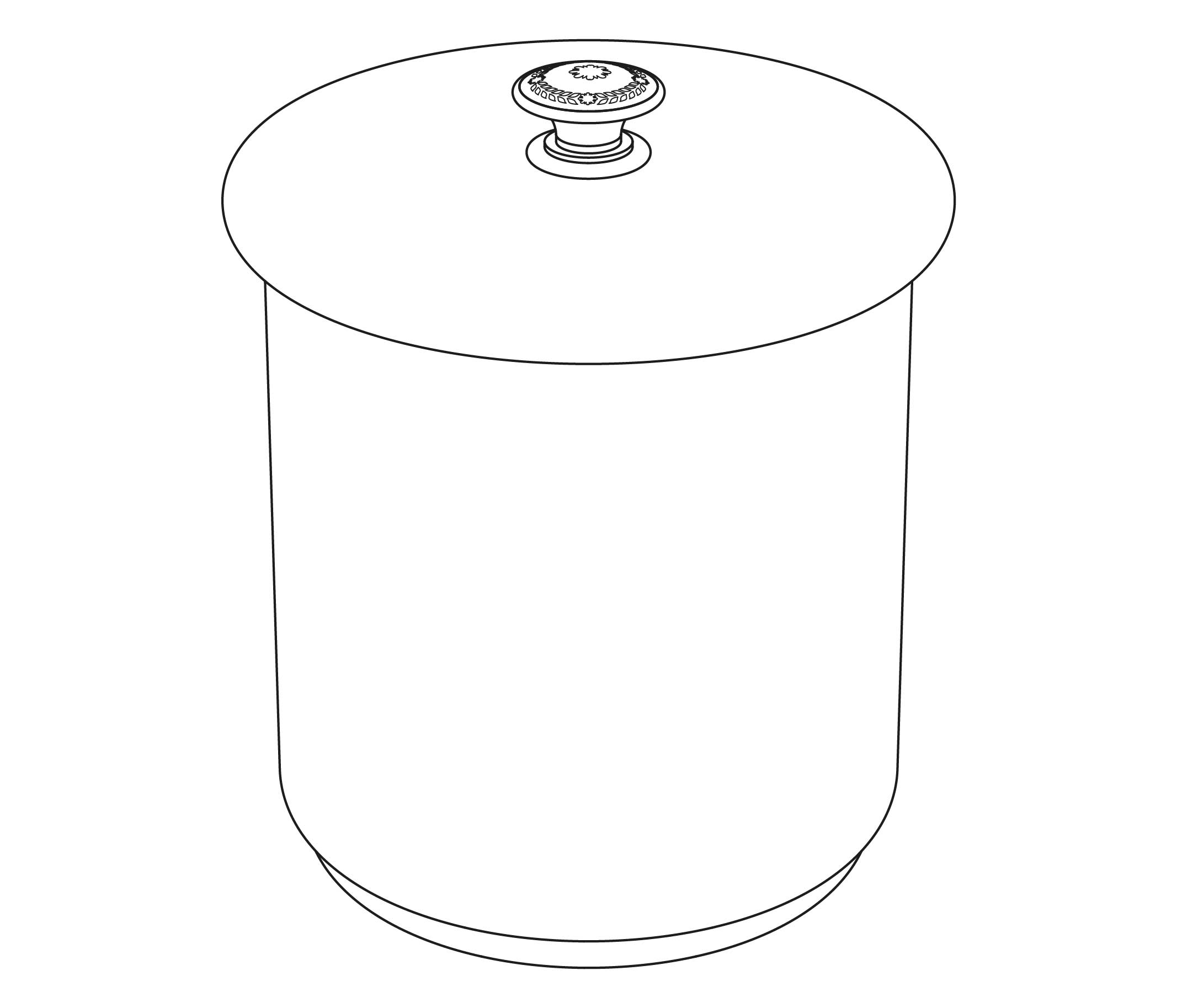 S196-577 Bin with cover