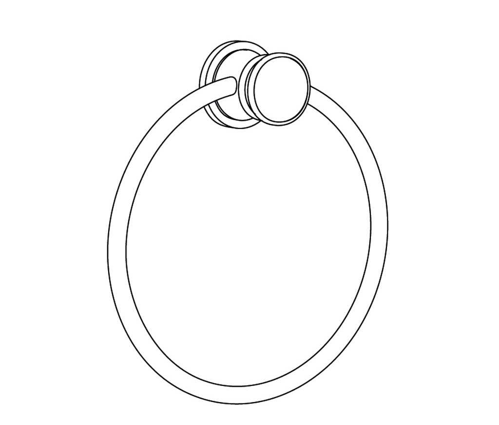 S198-510 Porte-serviette anneau