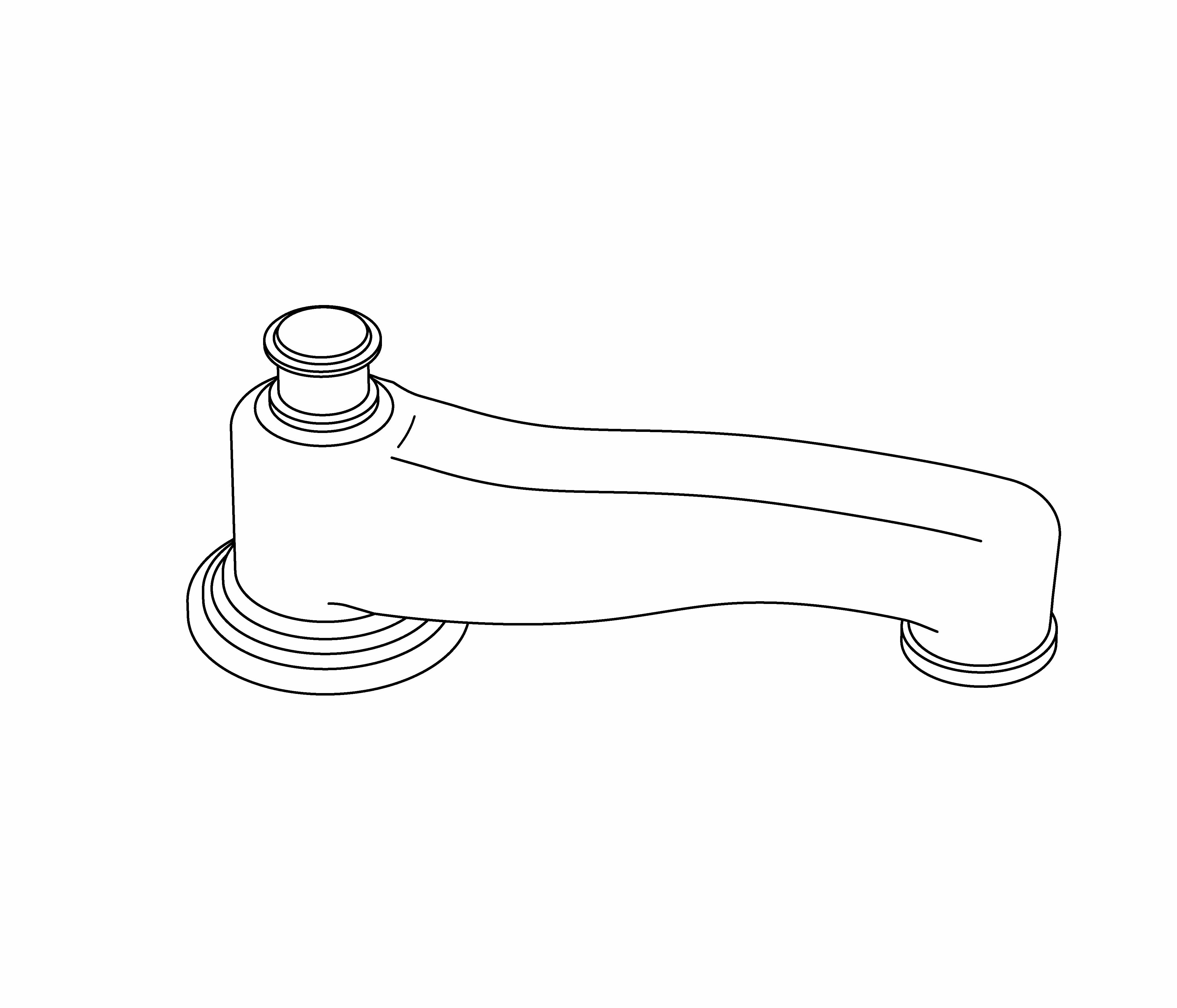 S199-1S2 Rim mounted basin spout