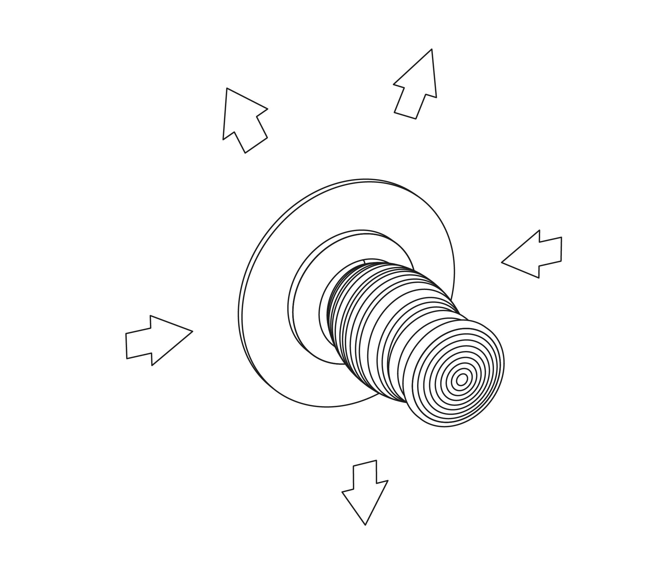 S199-245 Wall mounted 5-way diverter