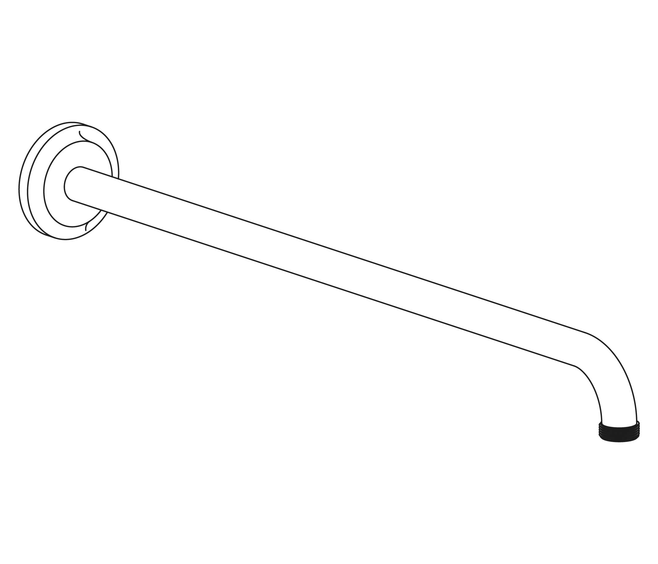 S199-2W450 Wall mounted shower arm