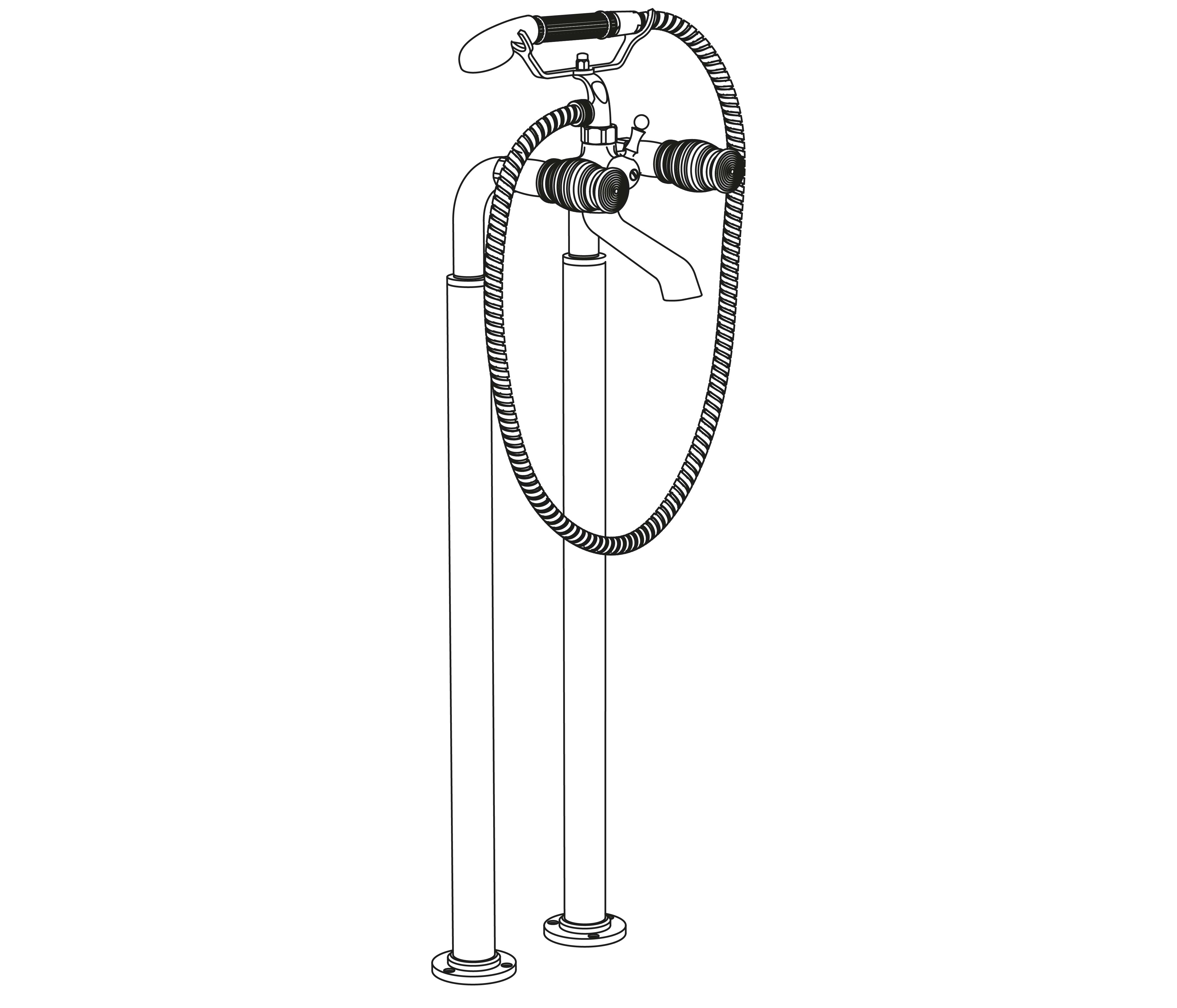 S199-3309 Floor mounted mixer