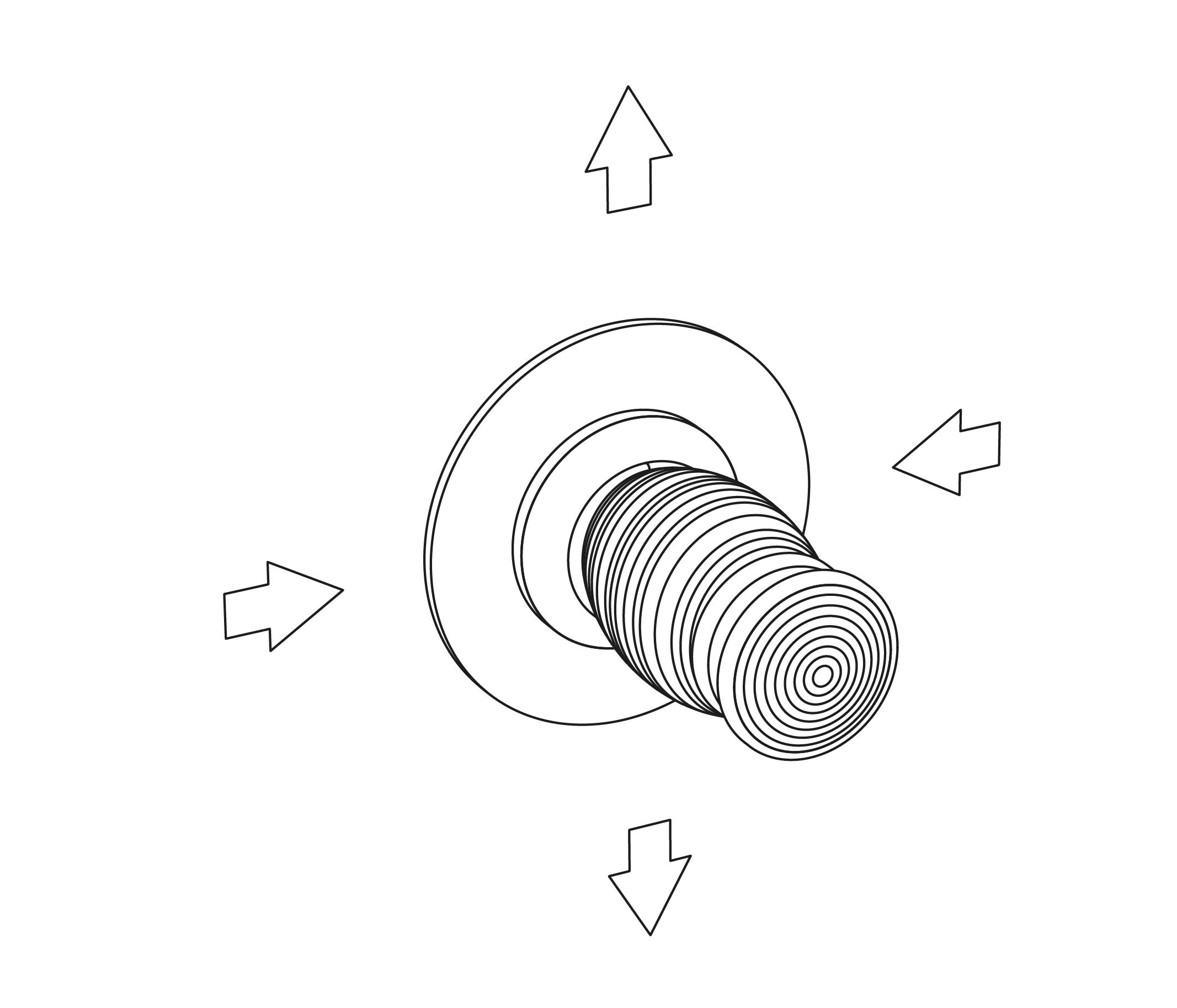 S199-344 Wall mounted 4-way diverter