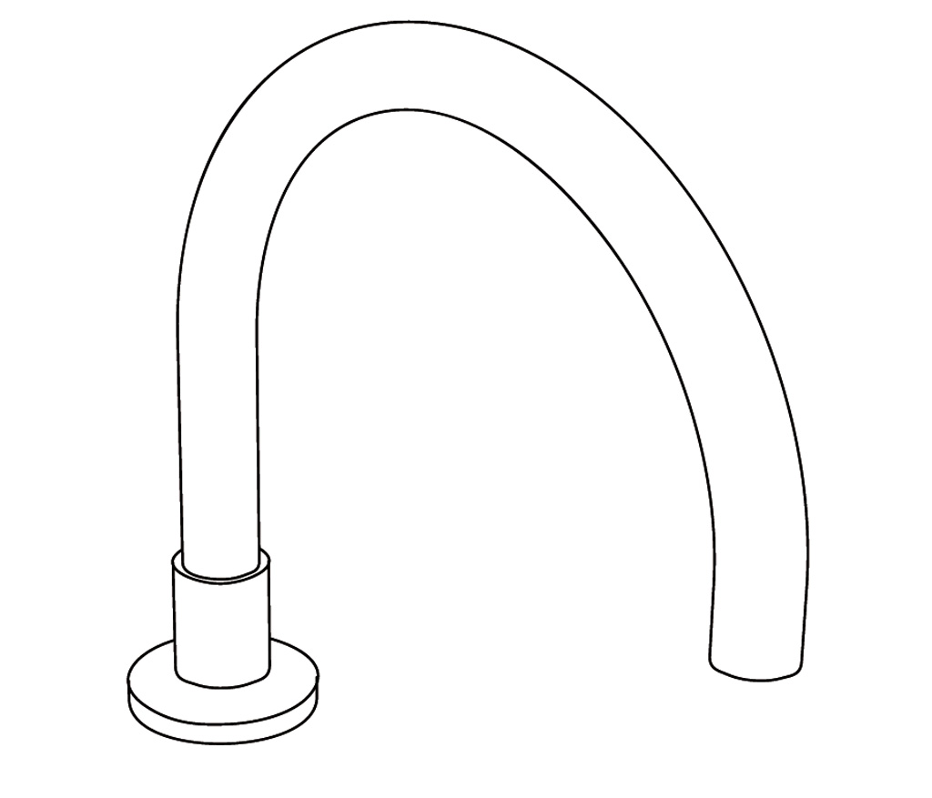 S260-3S1L Bec de bain sur gorge