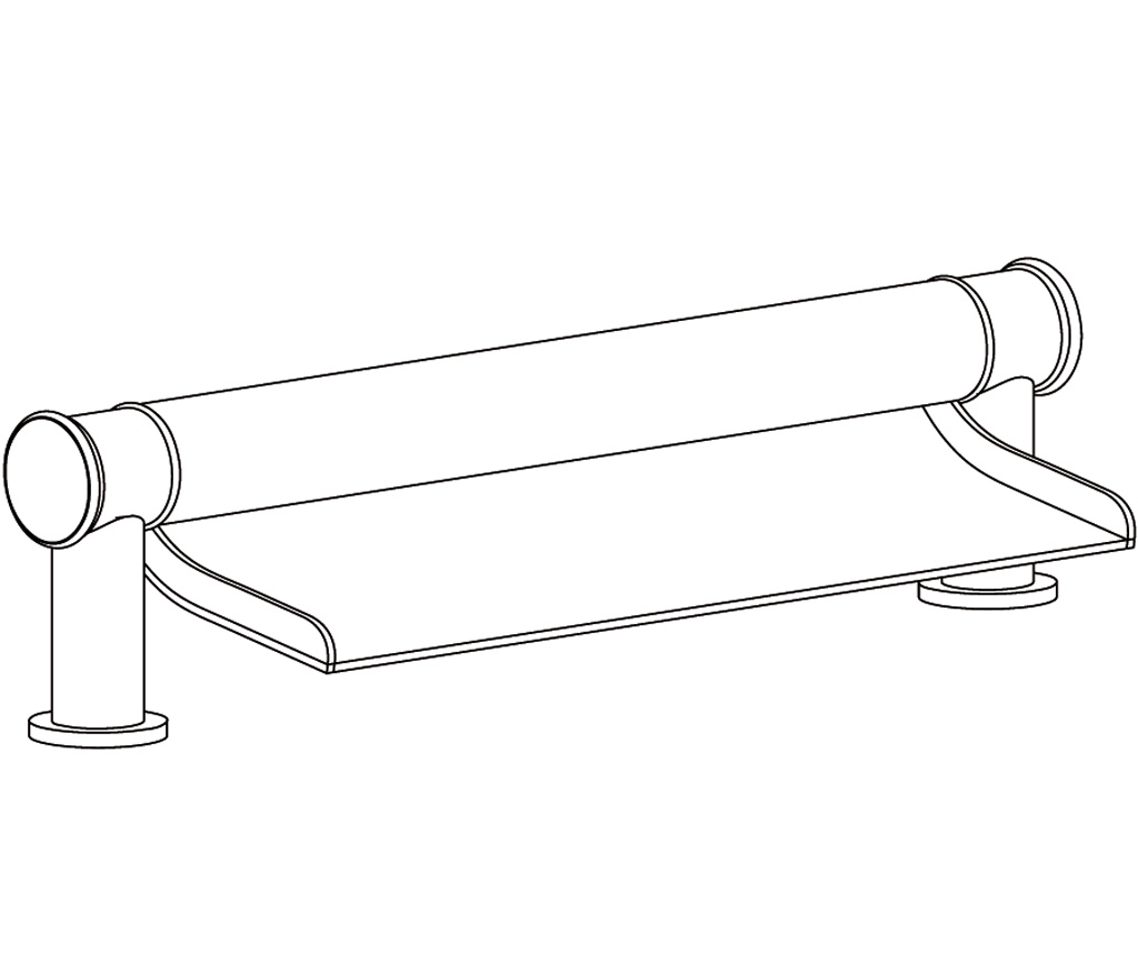 S260-3WF1 Bec de bain « Cascade »
