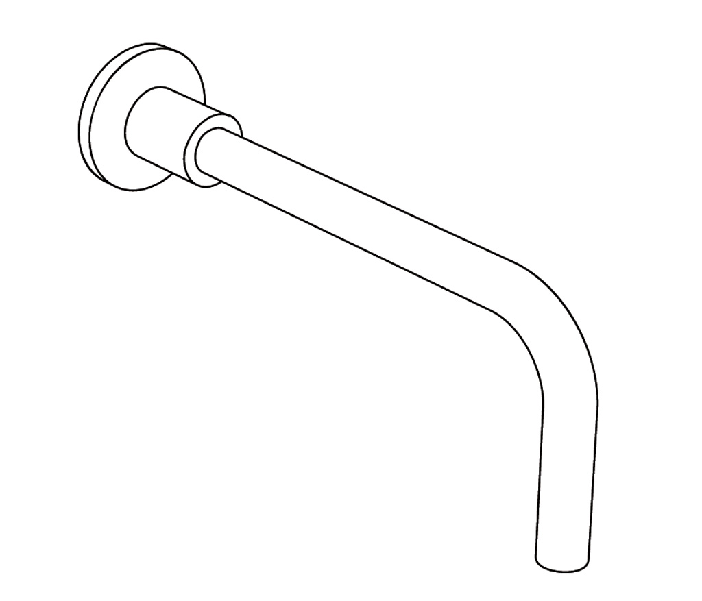 S260-3WS1 Bec de bain mural