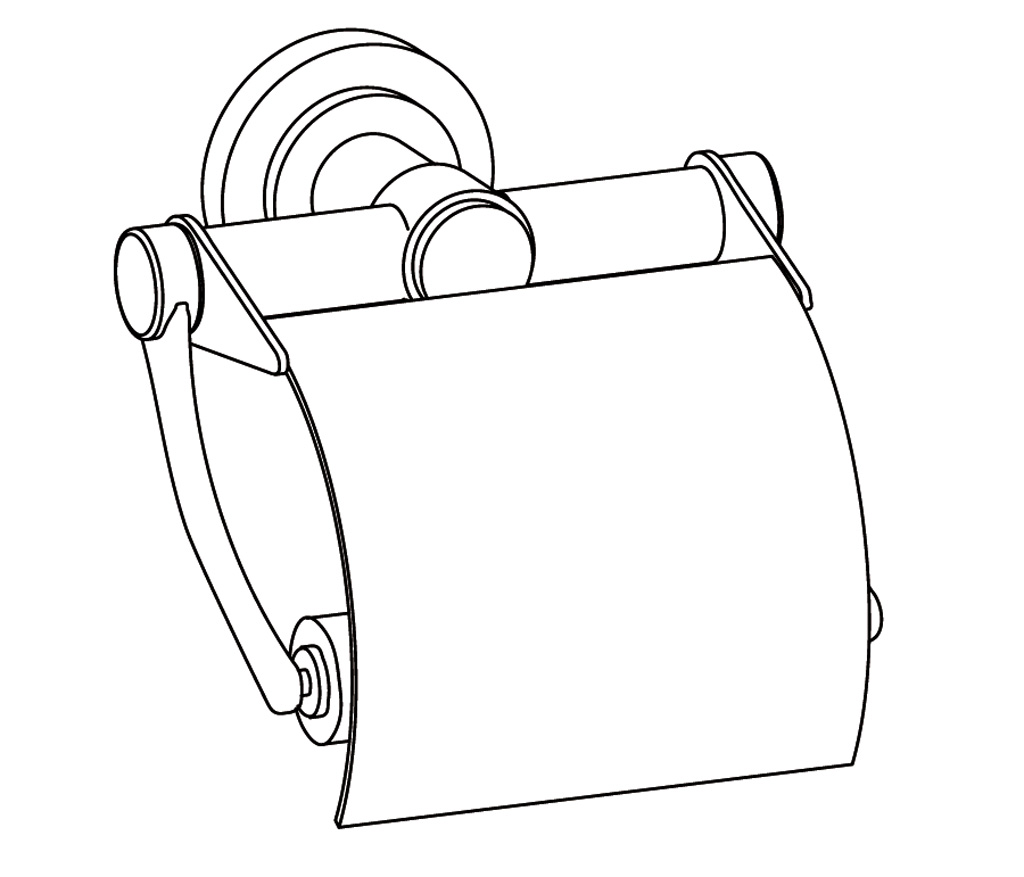S260-503 Porte-rouleau avec couvercle