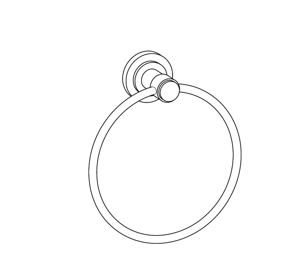 S260-510 Porte-serviette anneau