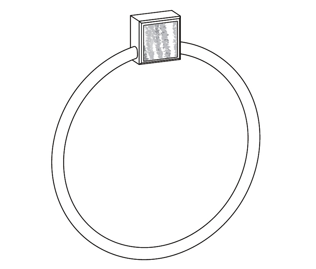 S27-510 Porte-serviette anneau