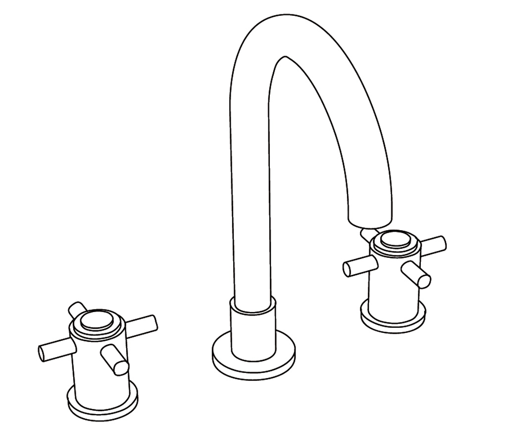 S270-1301 Mélangeur de lavabo 3 trous