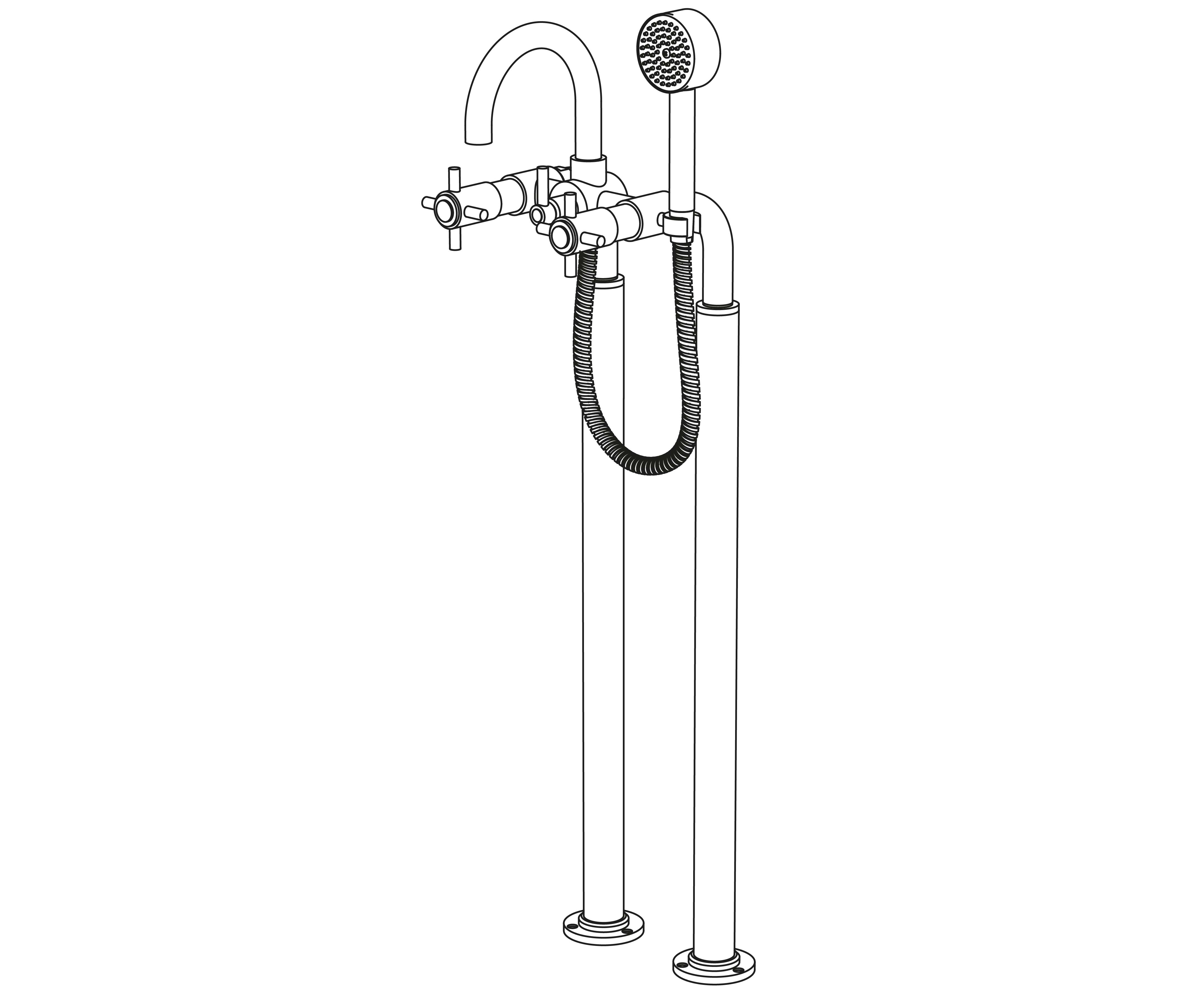 S270-3309 Mélangeur bain-douche