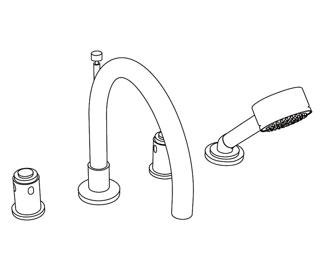 S271-3304 Mélangeur bain-douche 4 trous