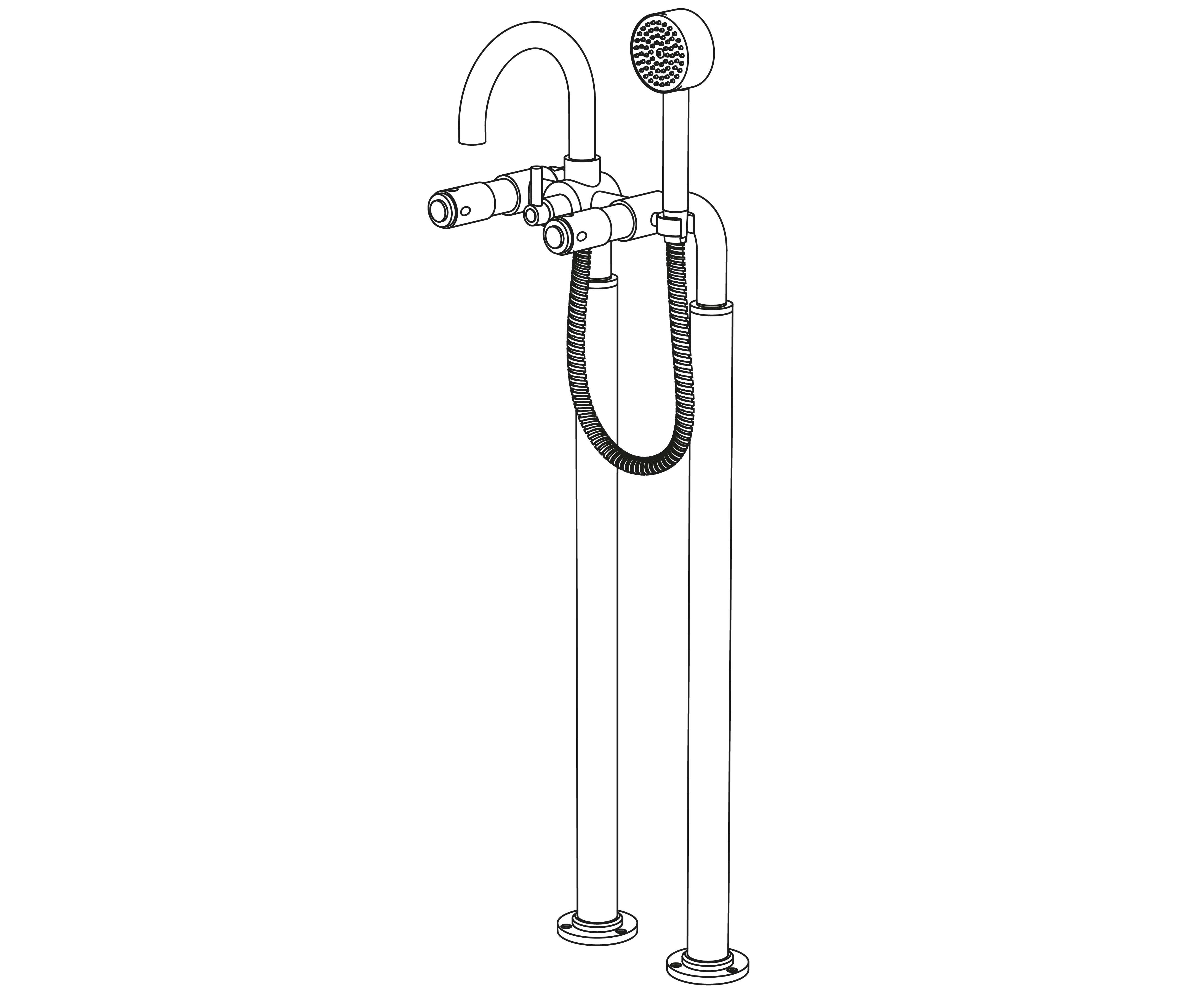 S271-3309 Mélangeur bain-douche