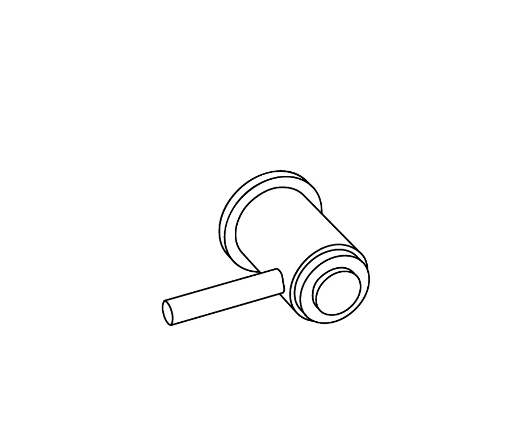 S272-128H Robinet d’arrêt 1/2″ encastré mural C