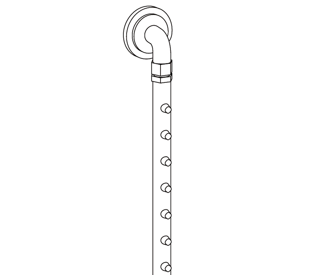 S272-2415 Rampe de douche « picots »