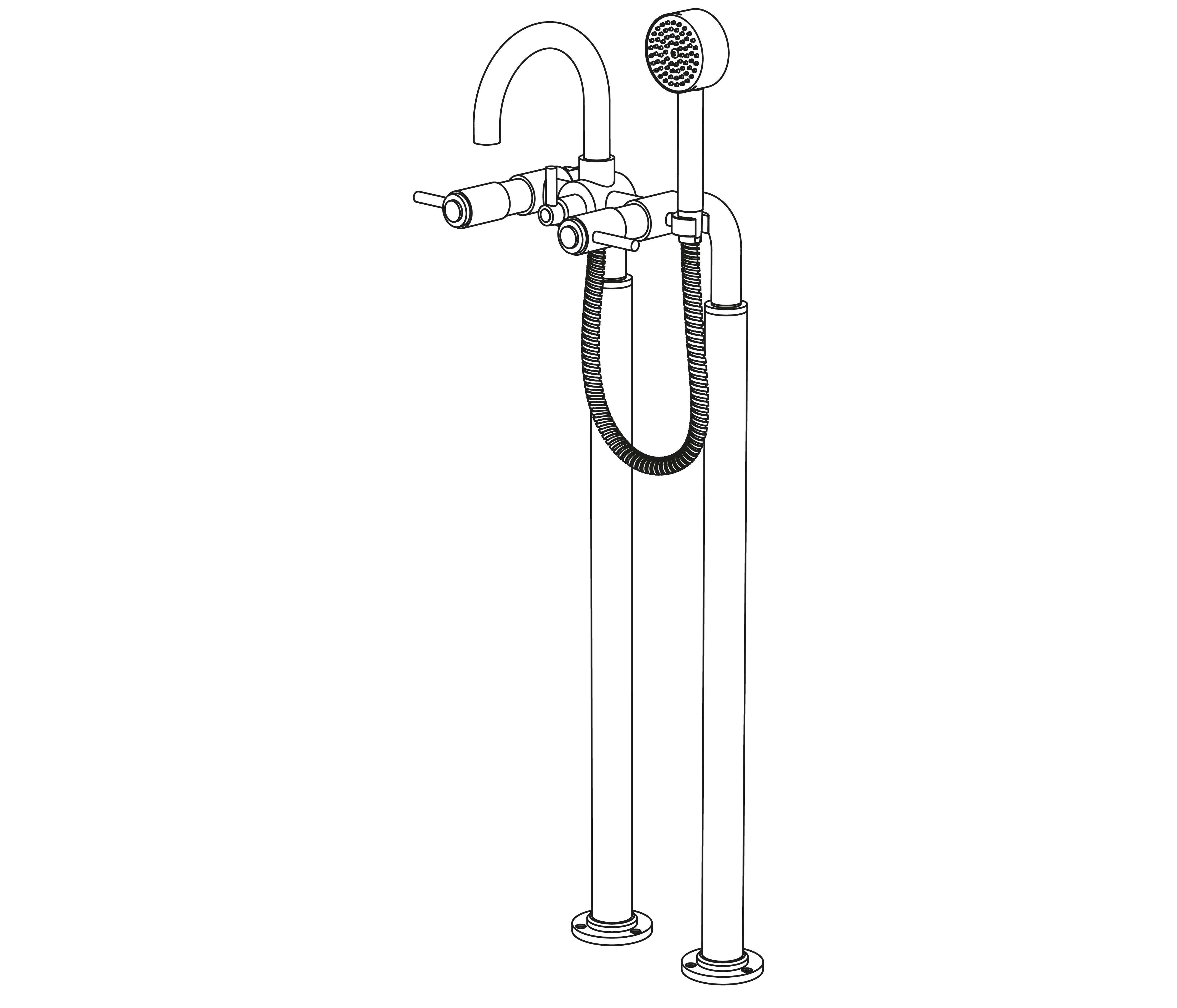 S272-3309 Mélangeur bain-douche