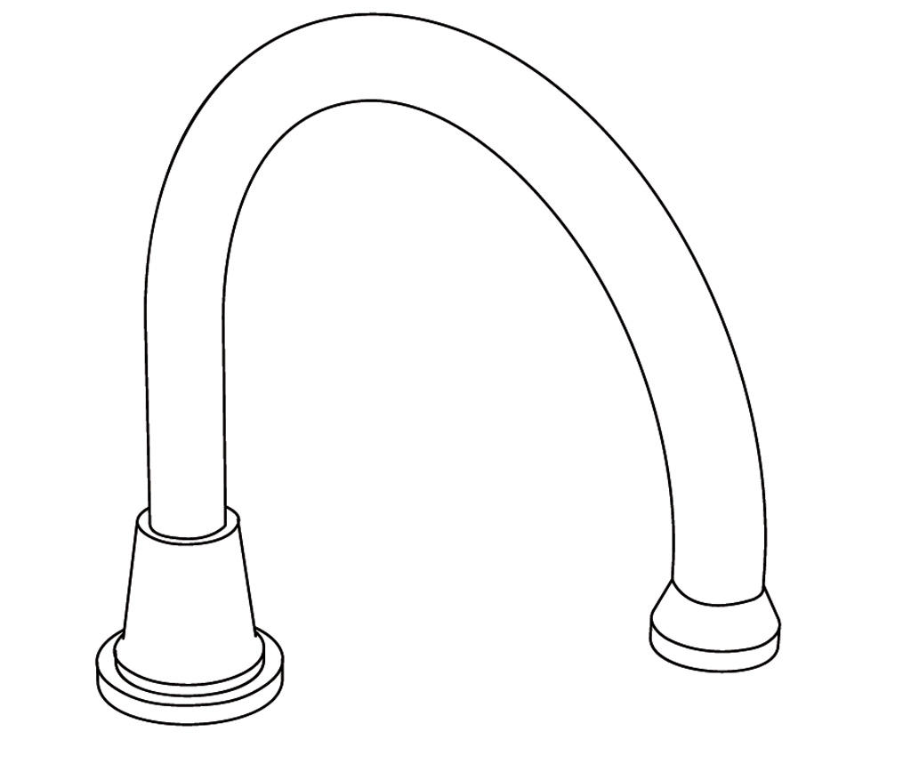 S280-3S1L Bec de bain sur gorge