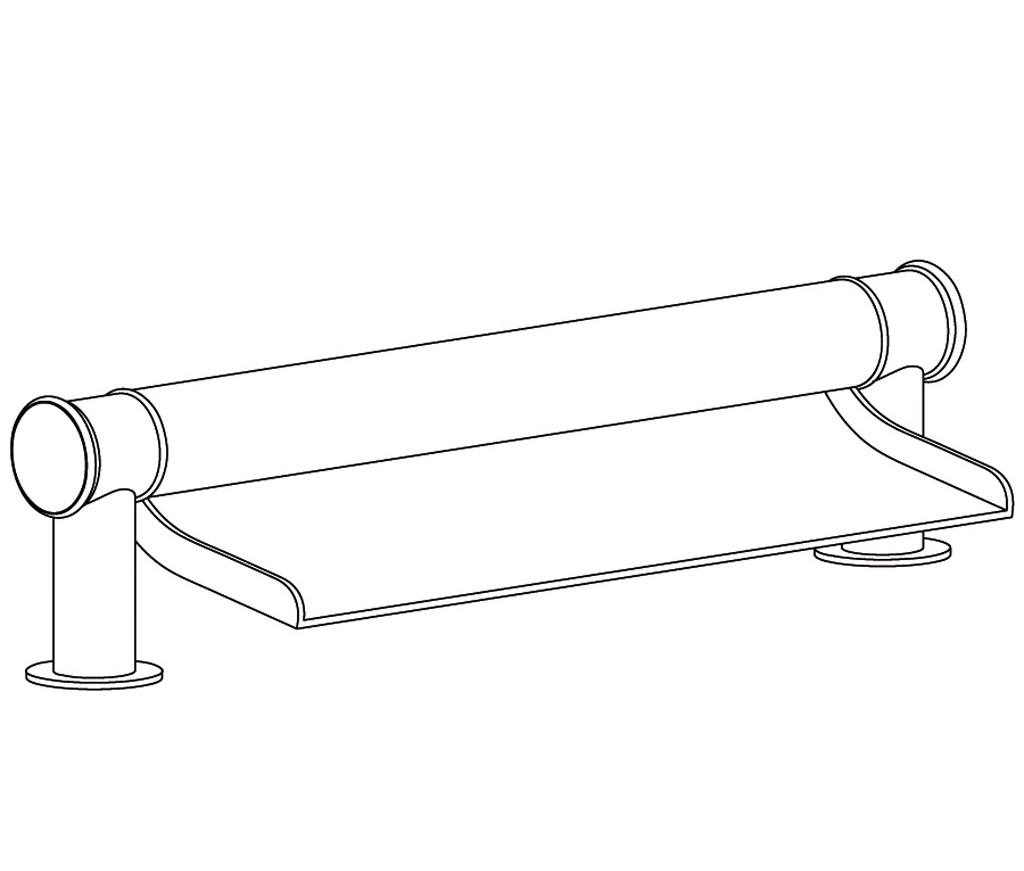 S29-3WF1 Bec de bain « Cascade »