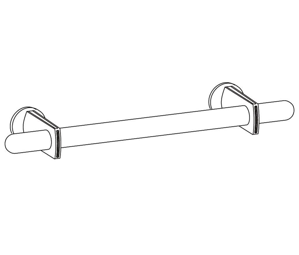 S29-508 Wall mounted single towel bar