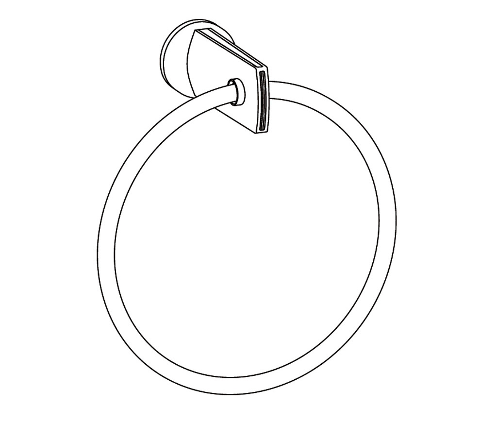 S29-510 Porte-serviette anneau