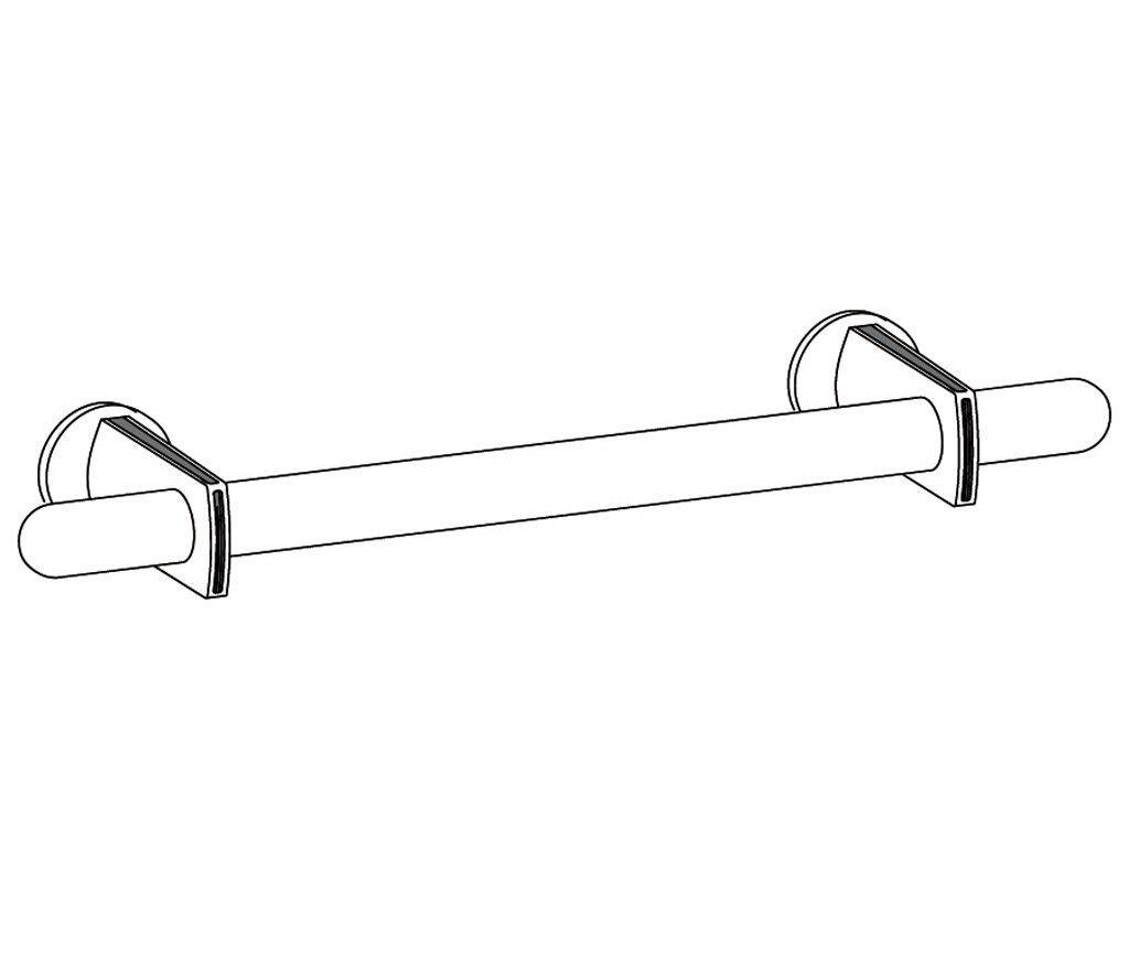 S30-508 Porte-serviette une barre fixe
