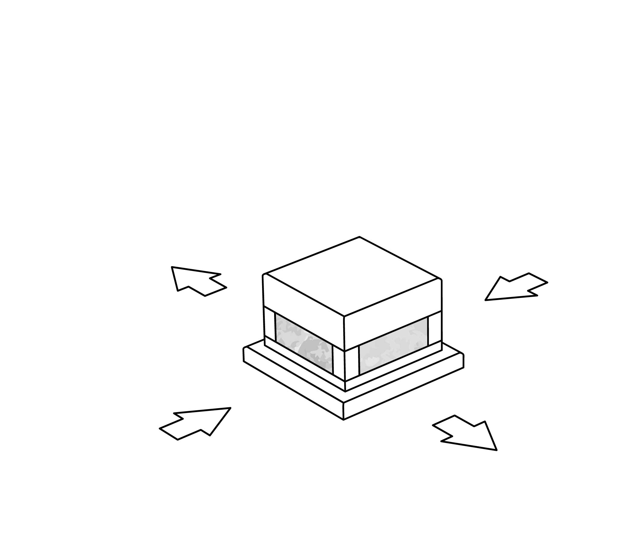 S34-334 Rim mounted 4-way diverter