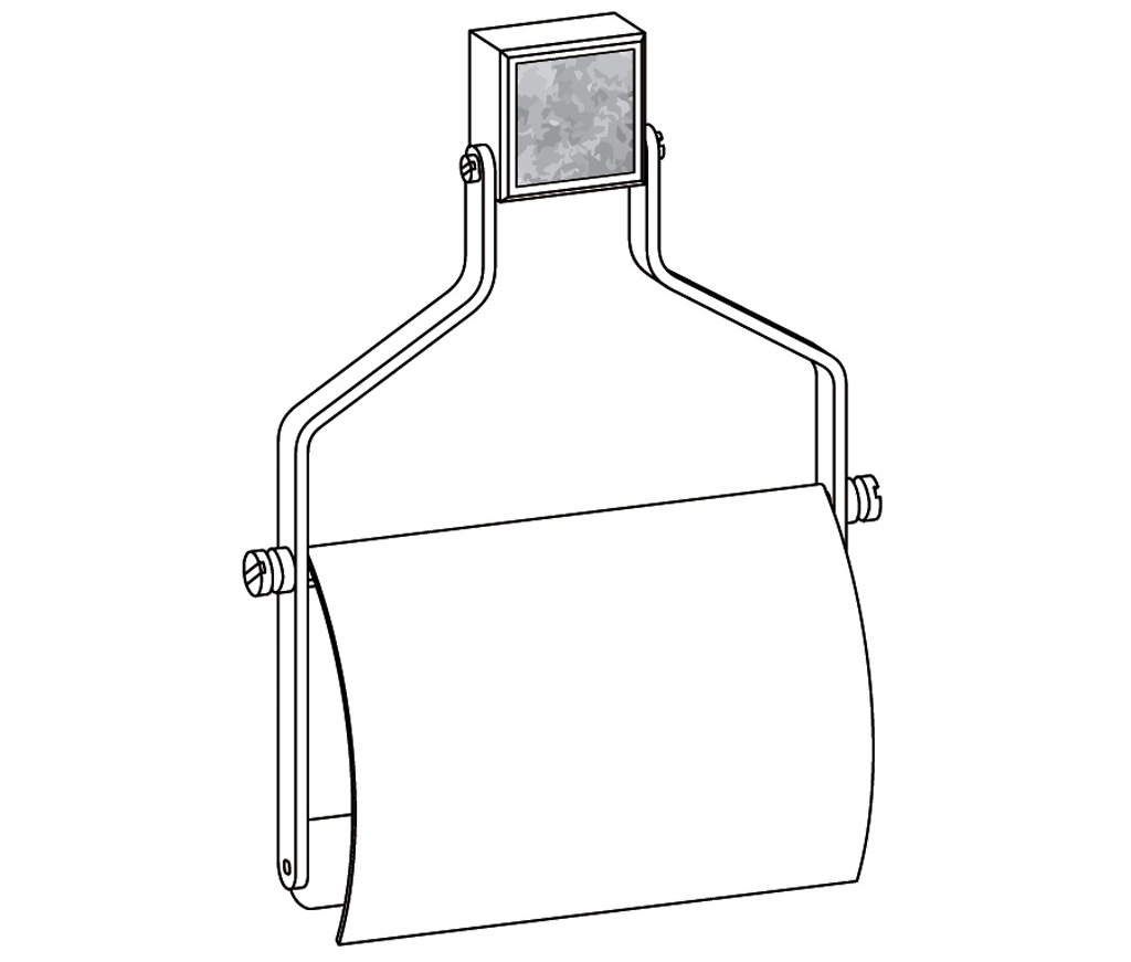 S34-503 Porte-rouleau avec couvercle