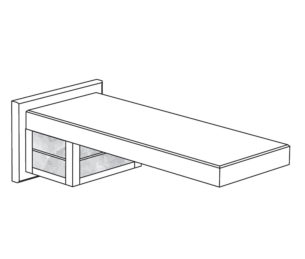 S47-1WS1 Wall mounted basin spout