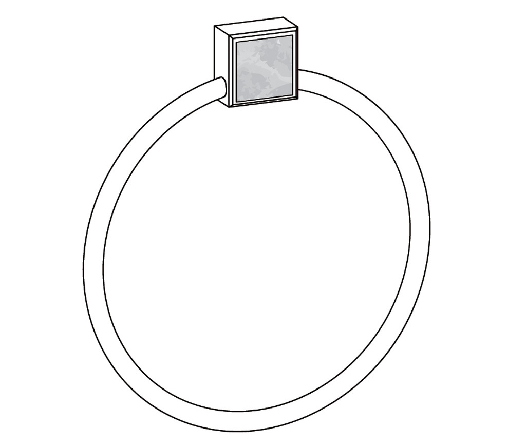 S47-510 Porte-serviette anneau