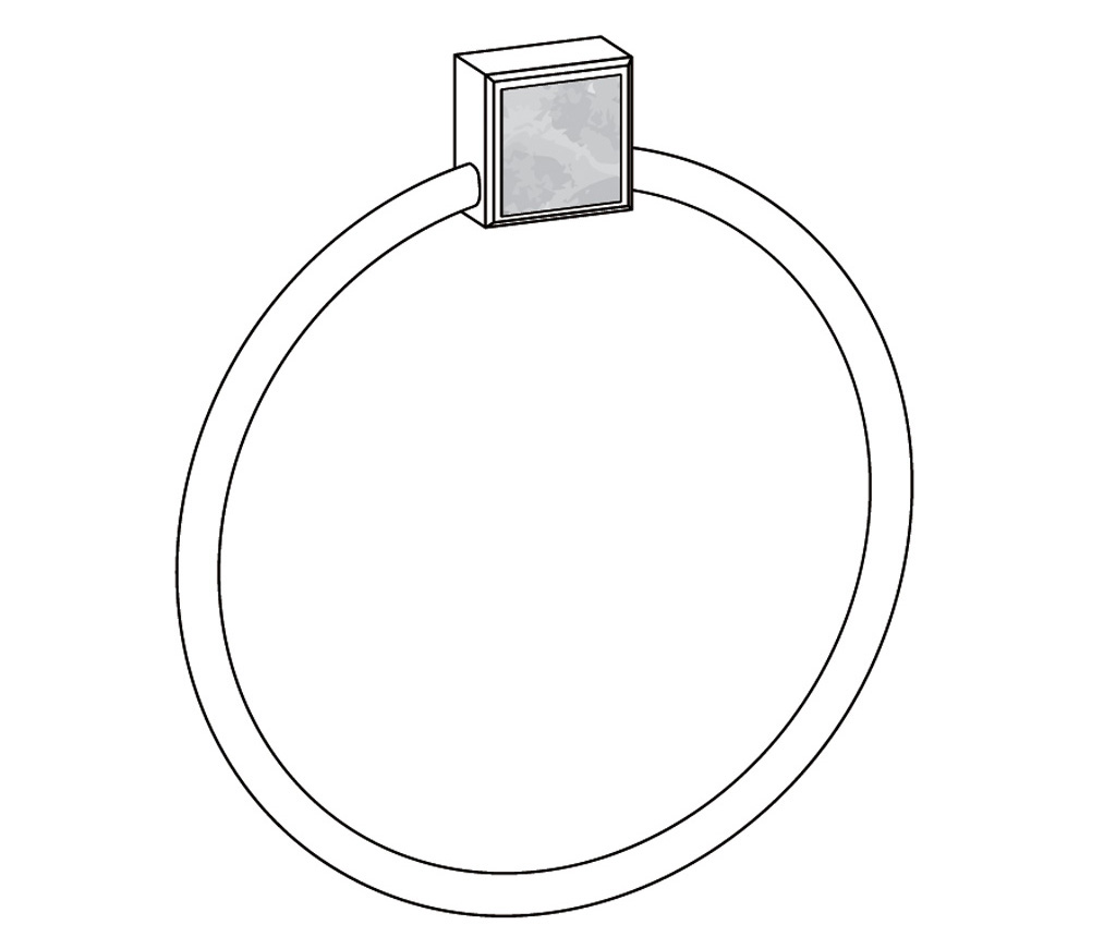 S47-510 Wall mounted towel ring