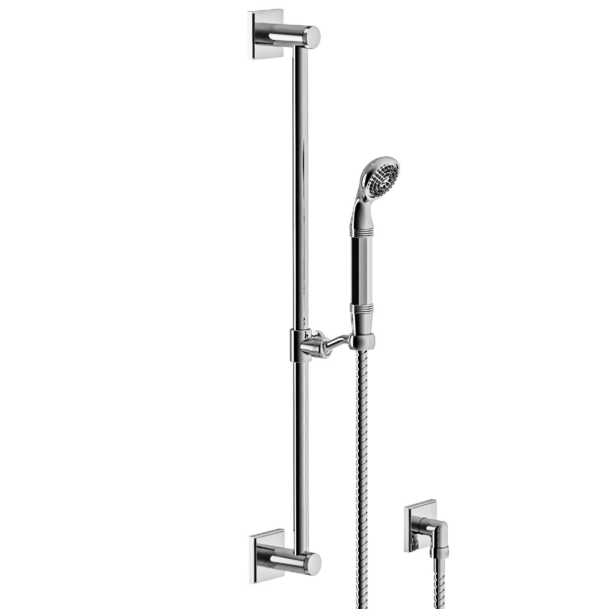 S57-2211 Wall shower set on sliding bar