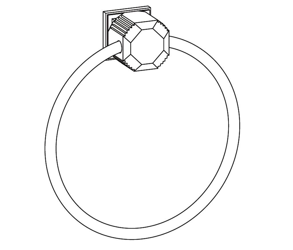 S57-510 Porte-serviette anneau