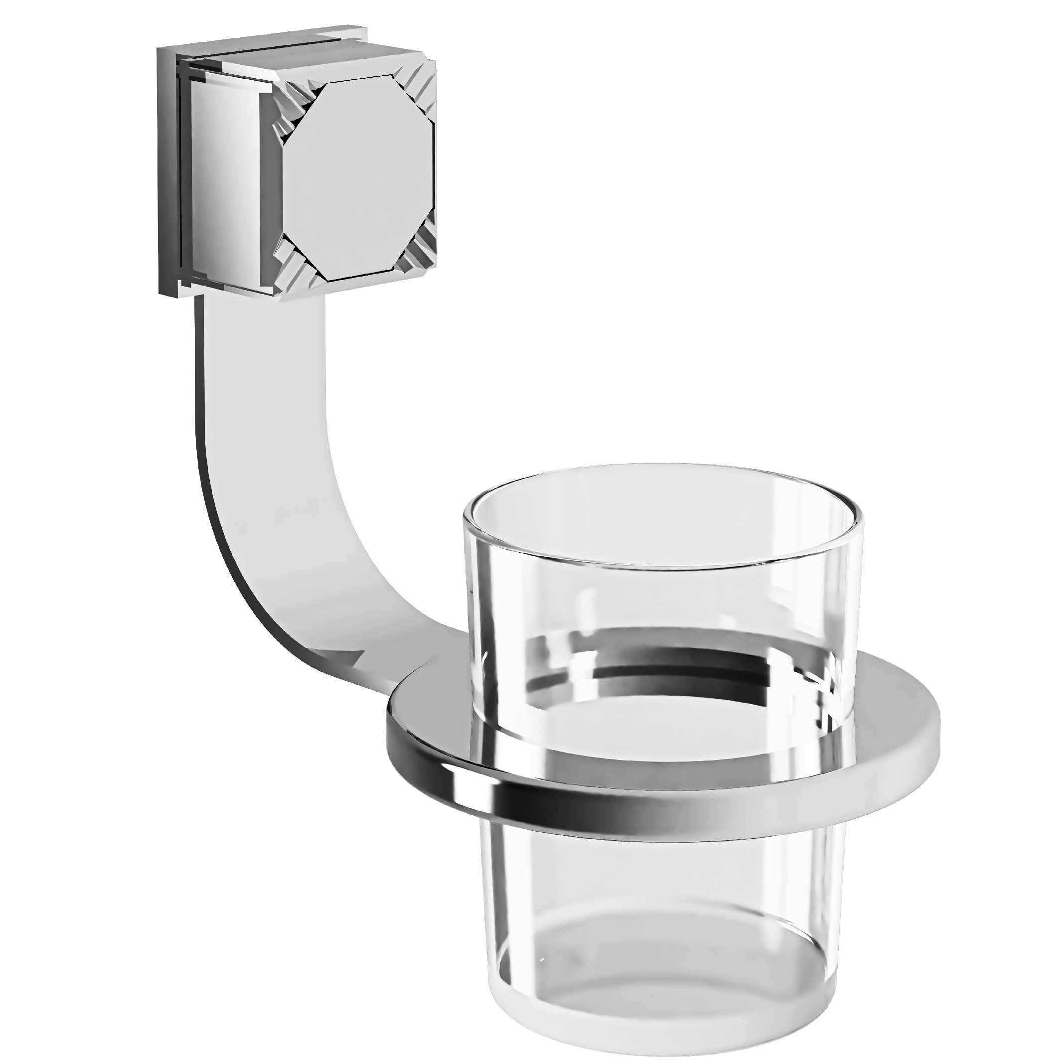 S57-520 Wall mounted glass holder