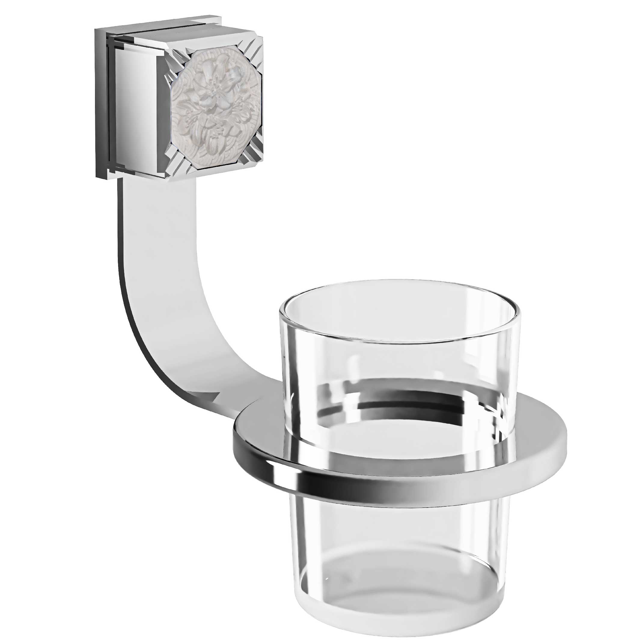 S58-520 Wall mounted glass holder