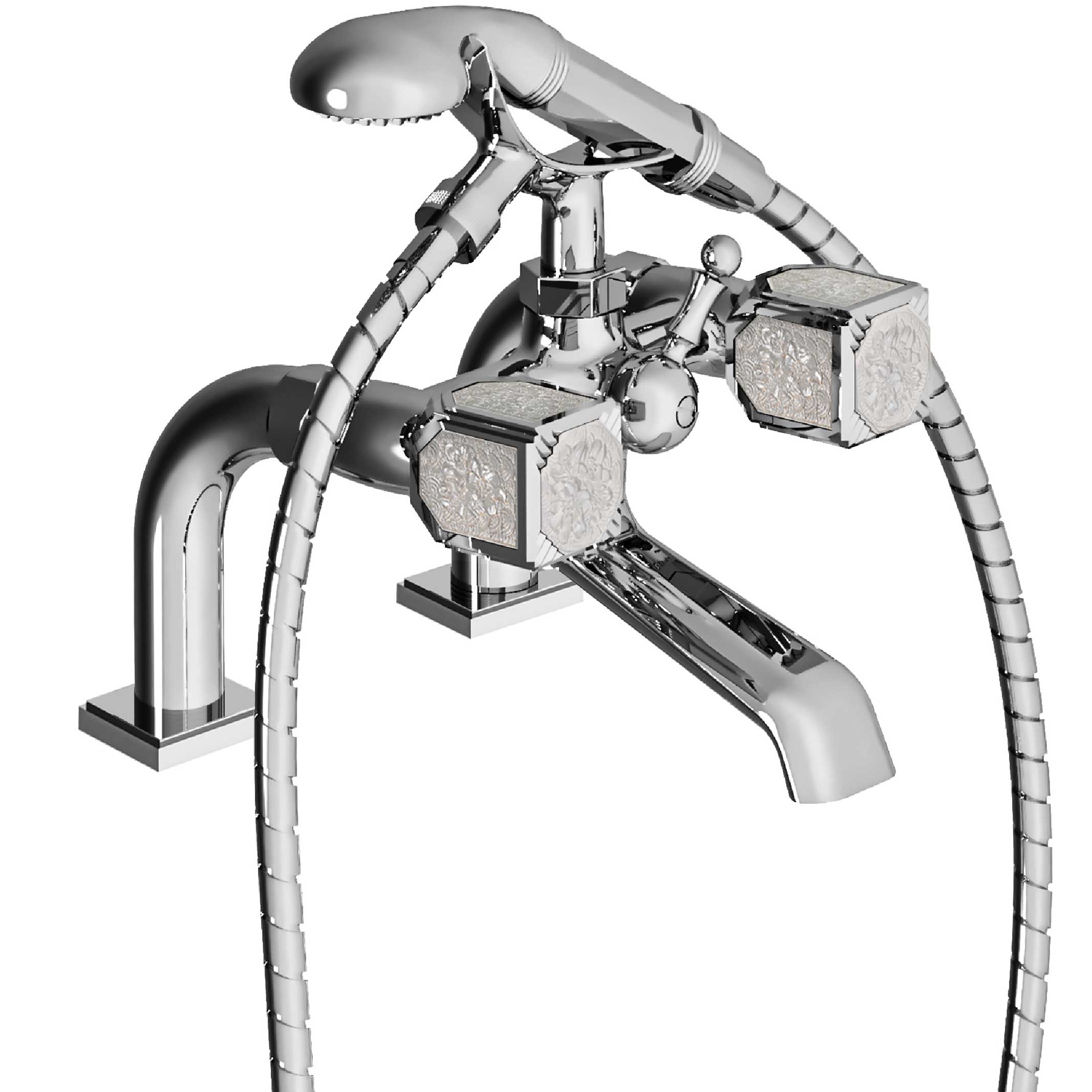 S59-3306 Rim mounted bath and shower mixer