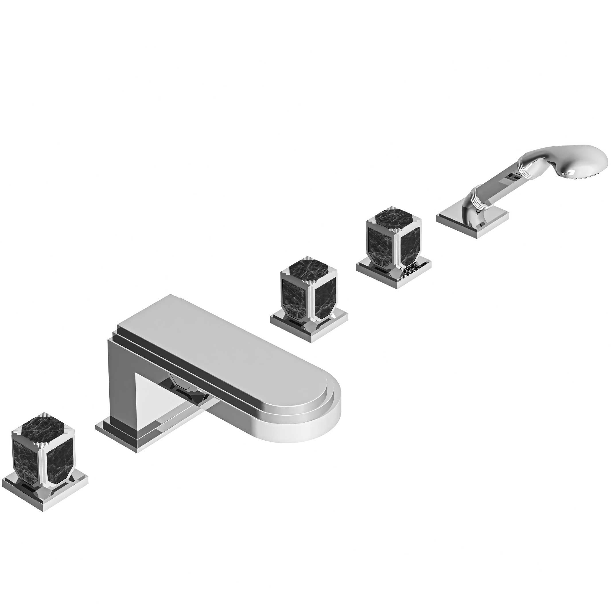 S68-3305B Mélangeur bain-douche 5 trous