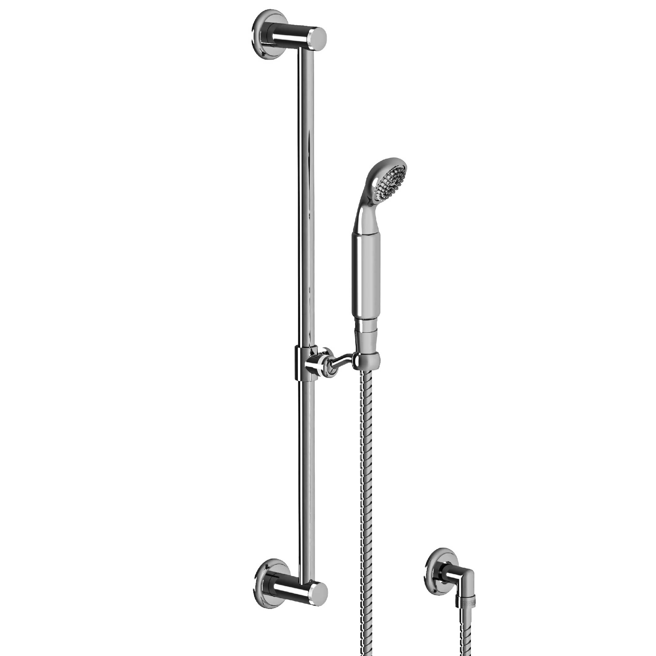 S80-2211 Wall shower set on sliding bar