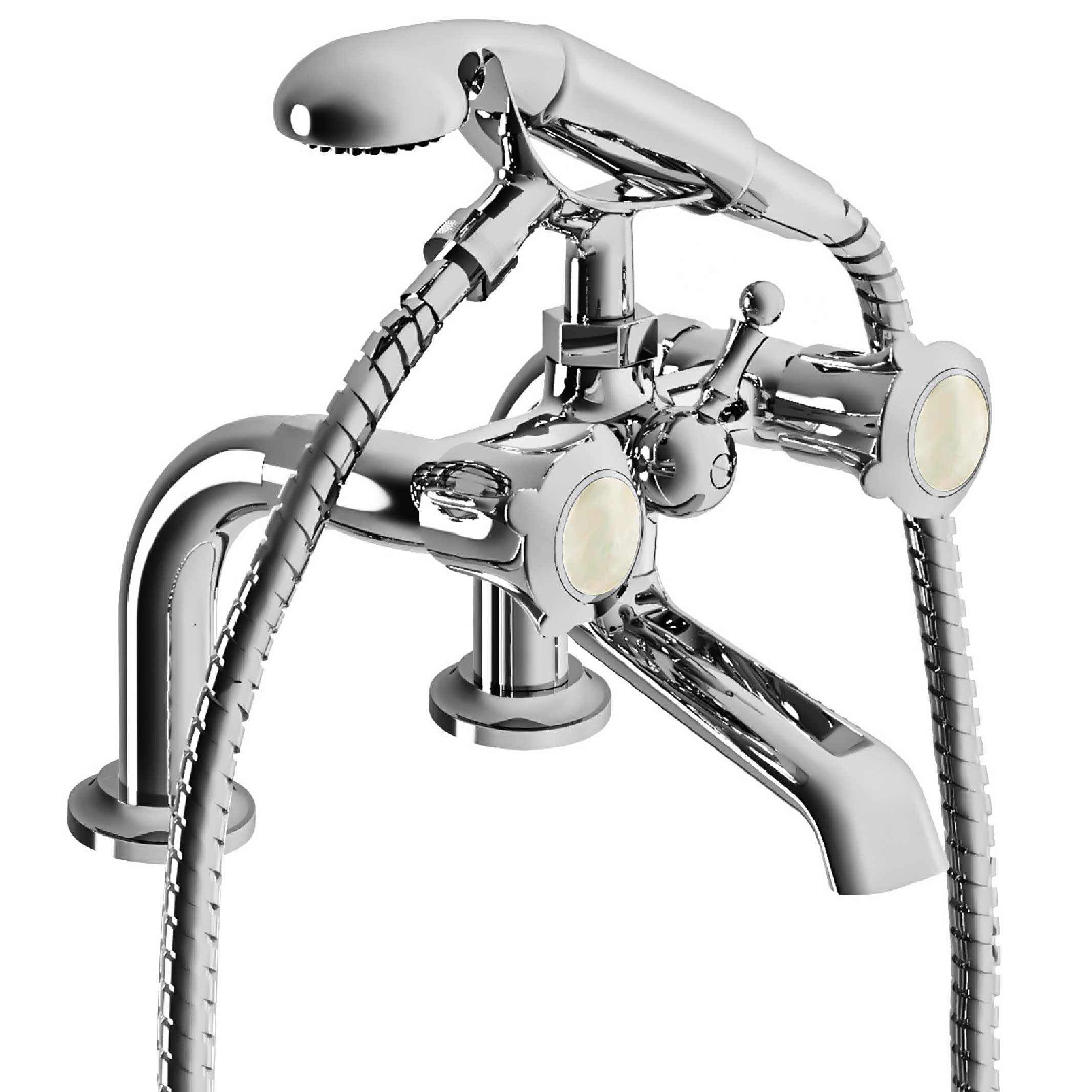 S82-3306 Rim mounted bath and shower mixer