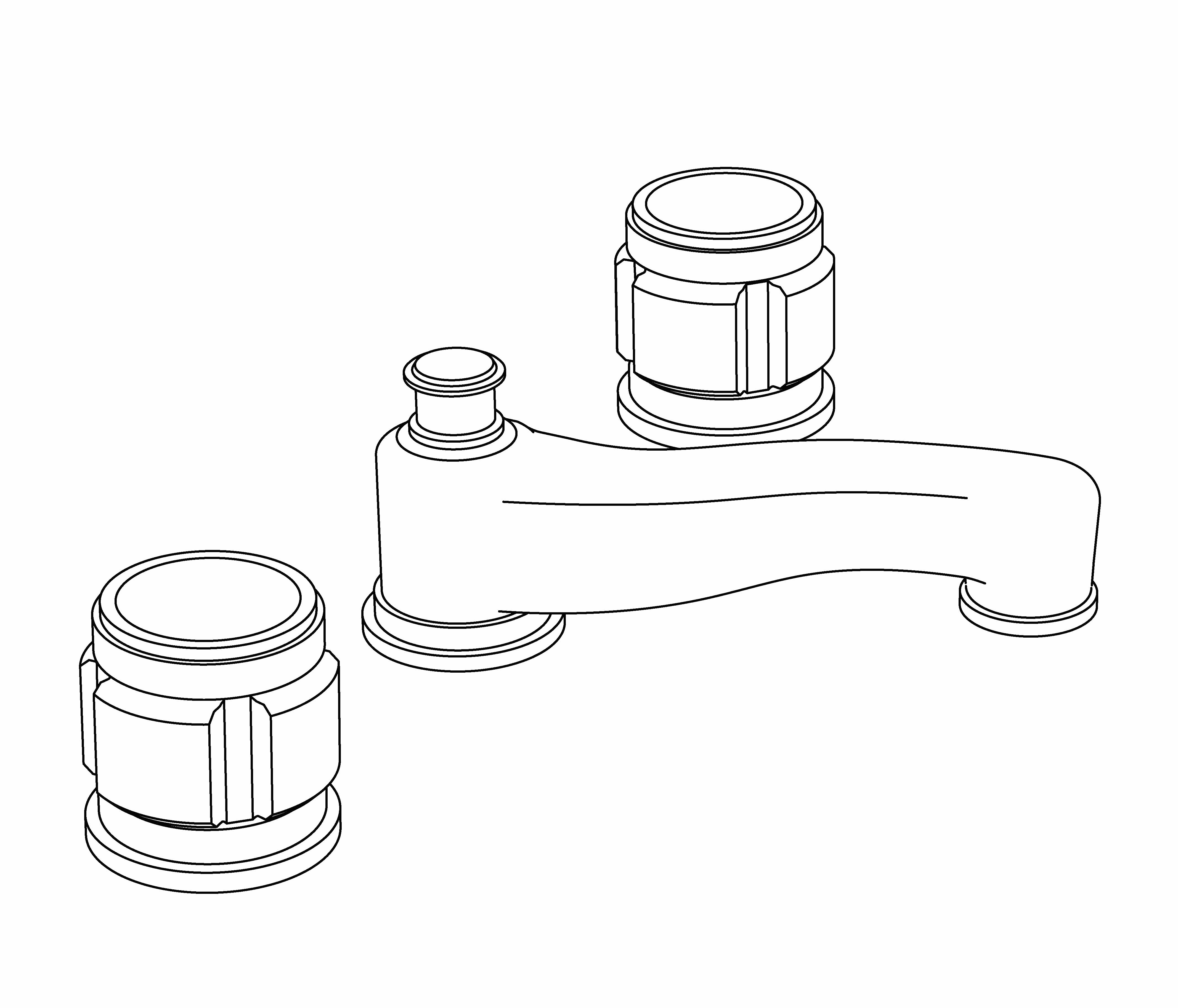 S83-1301B 3-hole basin mixer