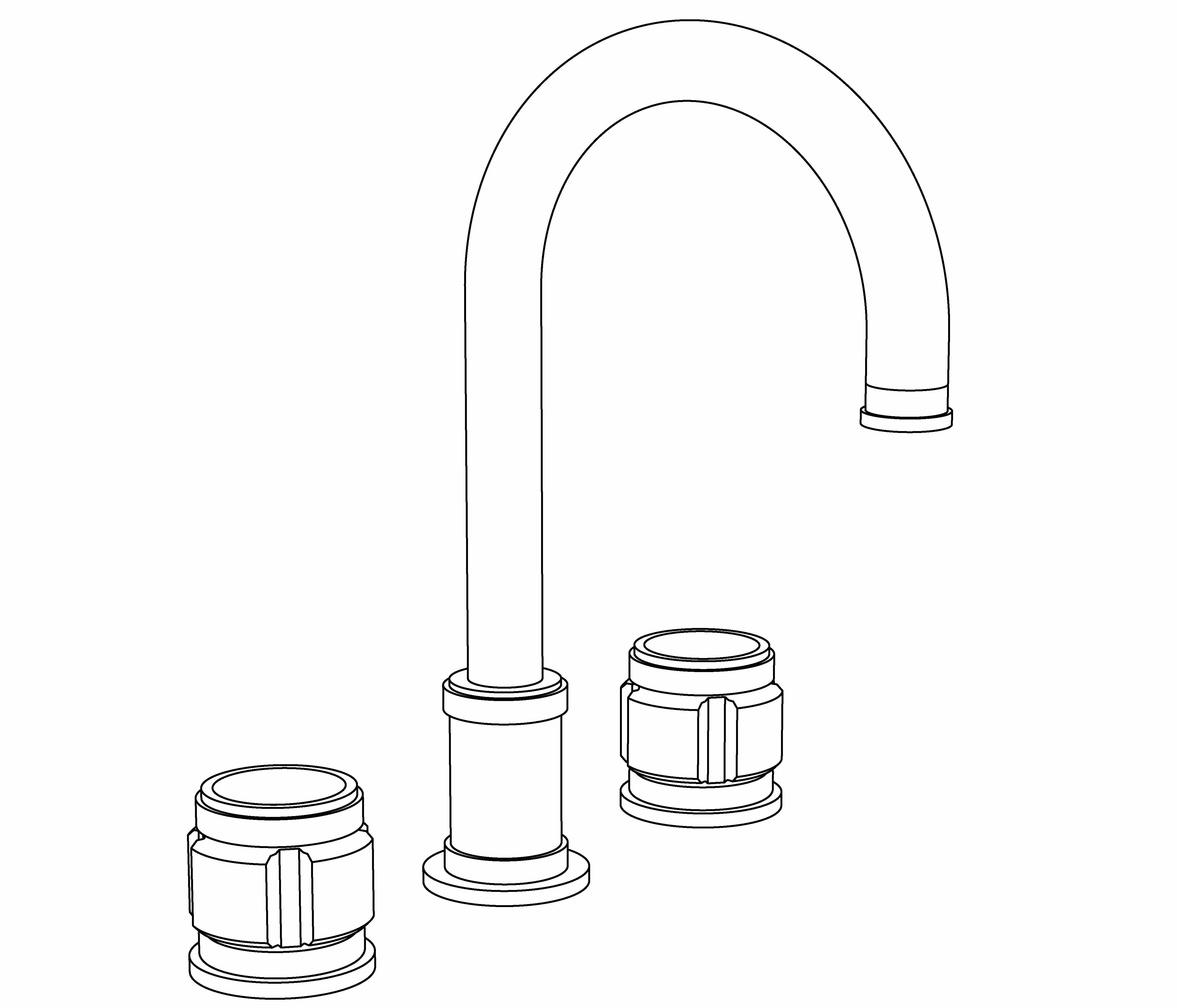 S83-1302 3-hole basin mixer