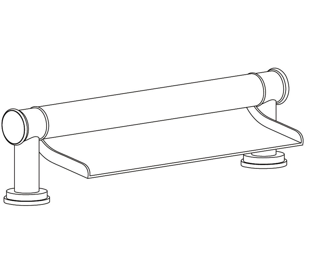 S83-3WF1 Bec de bain « Cascade »