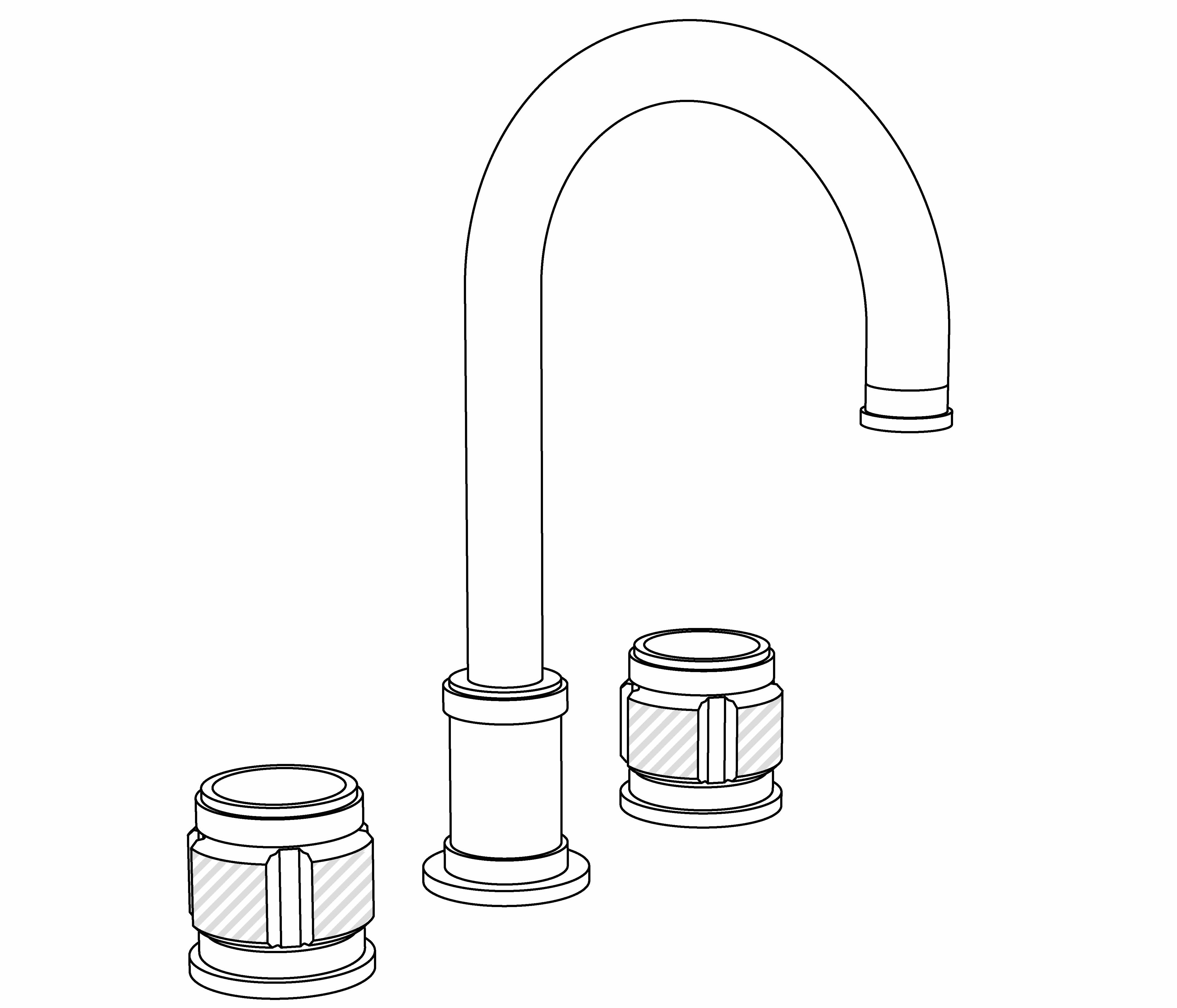 S85-1302 Mélangeur de lavabo 3 trous
