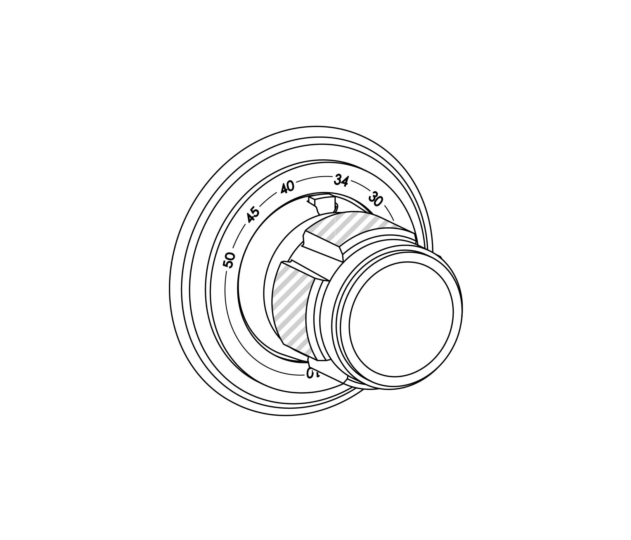 S85-4R0 Round trim set for T0