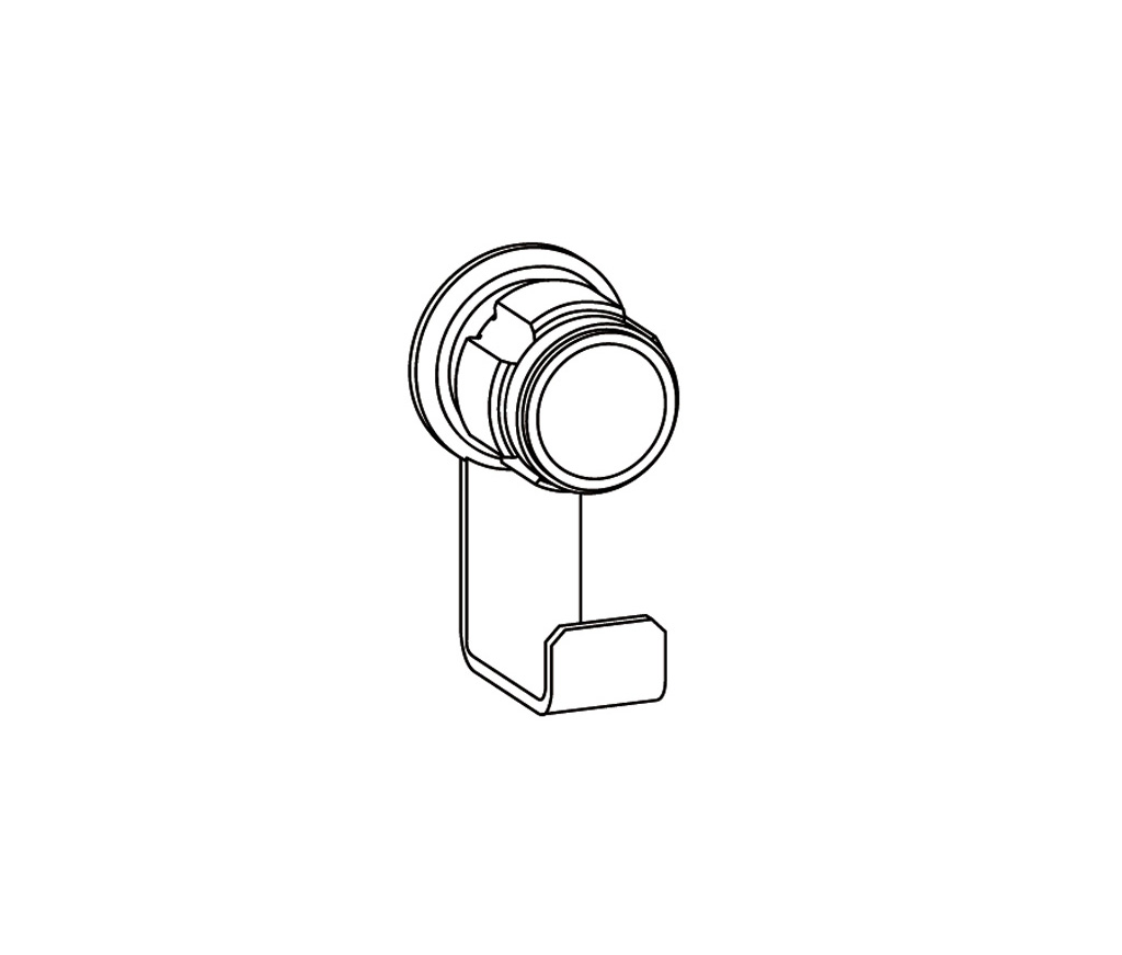 S85-502 Wall mounted robe hook