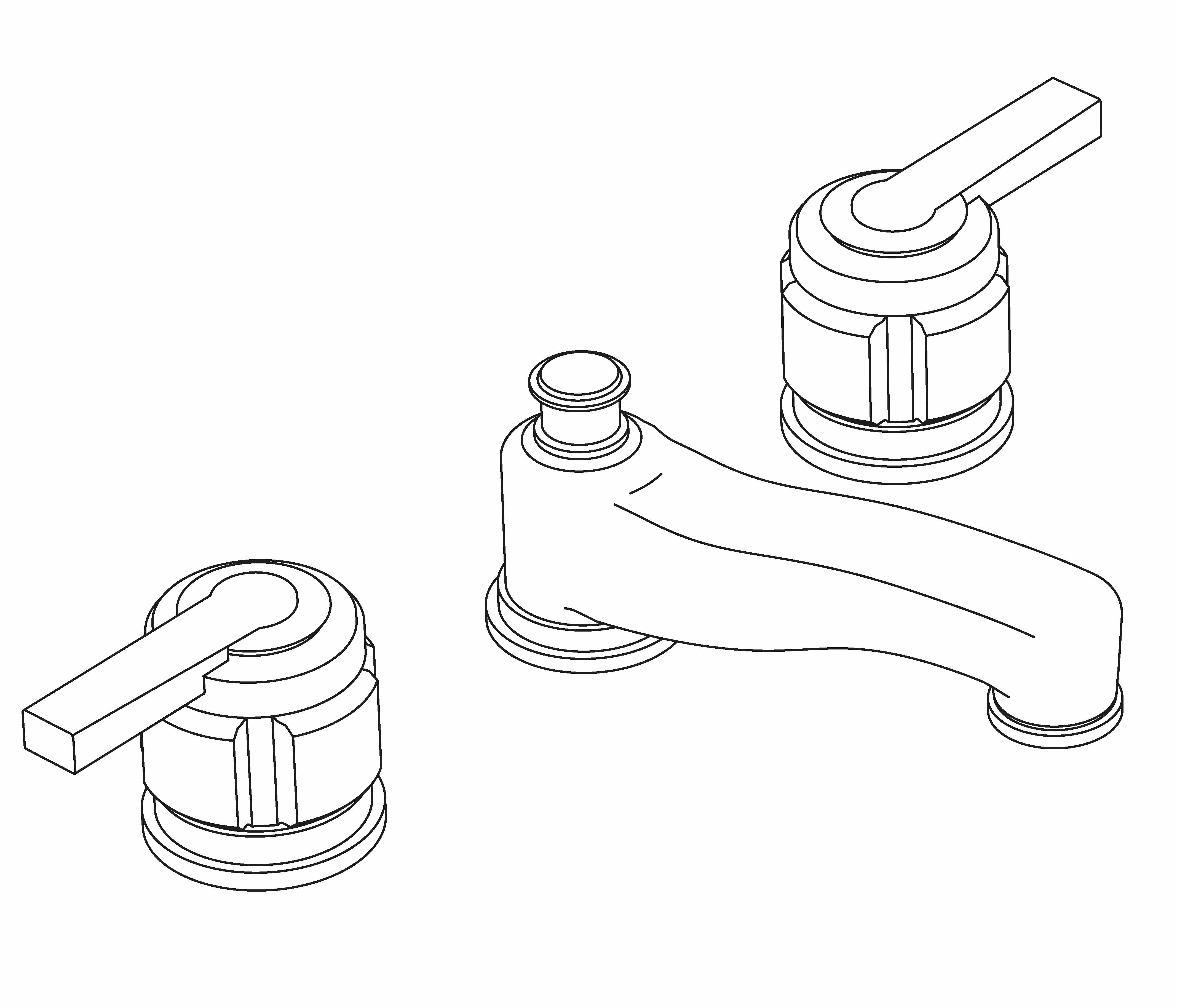 S86-1301B 3-hole basin mixer