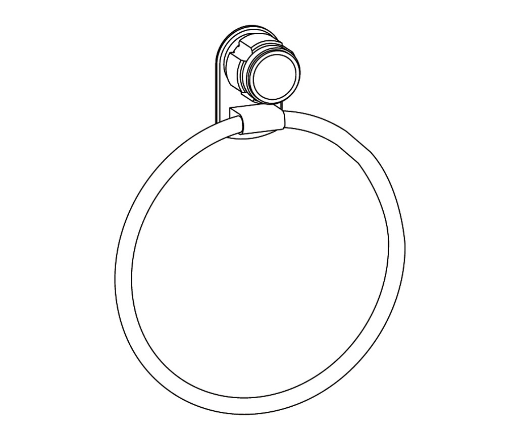 S86-510 Porte-serviette anneau