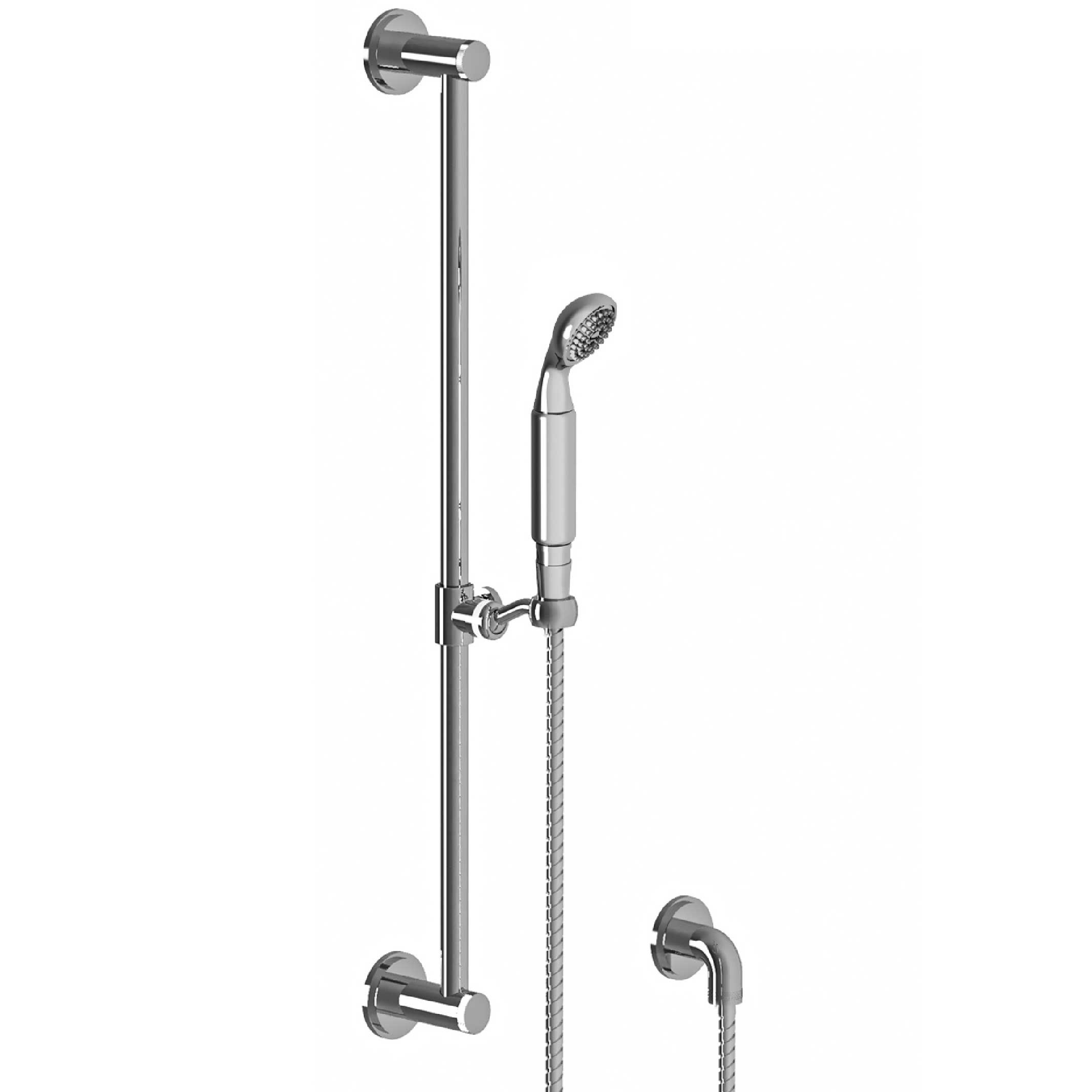 S89-2211 Wall shower set on sliding bar