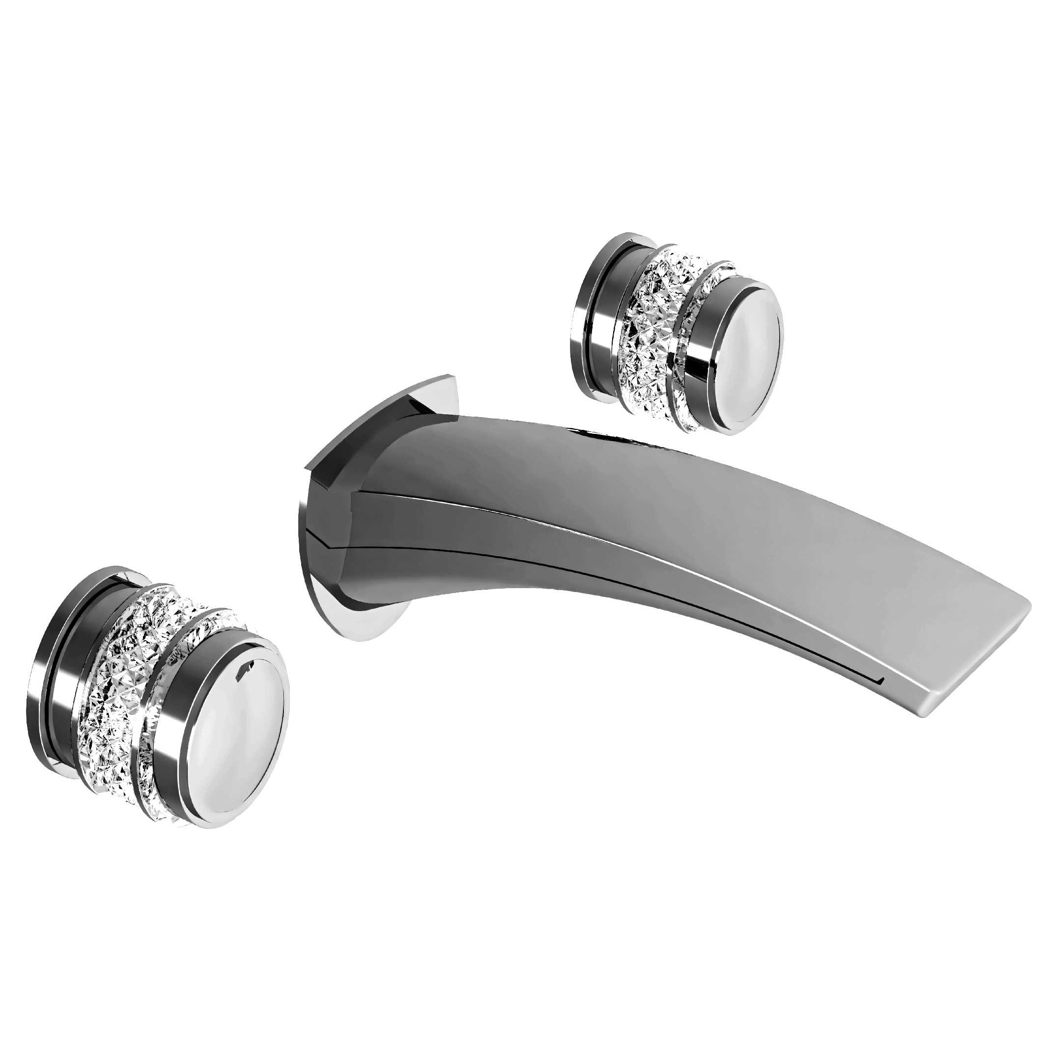 S89-3303 Wall mounted 3-hole bath mixer set