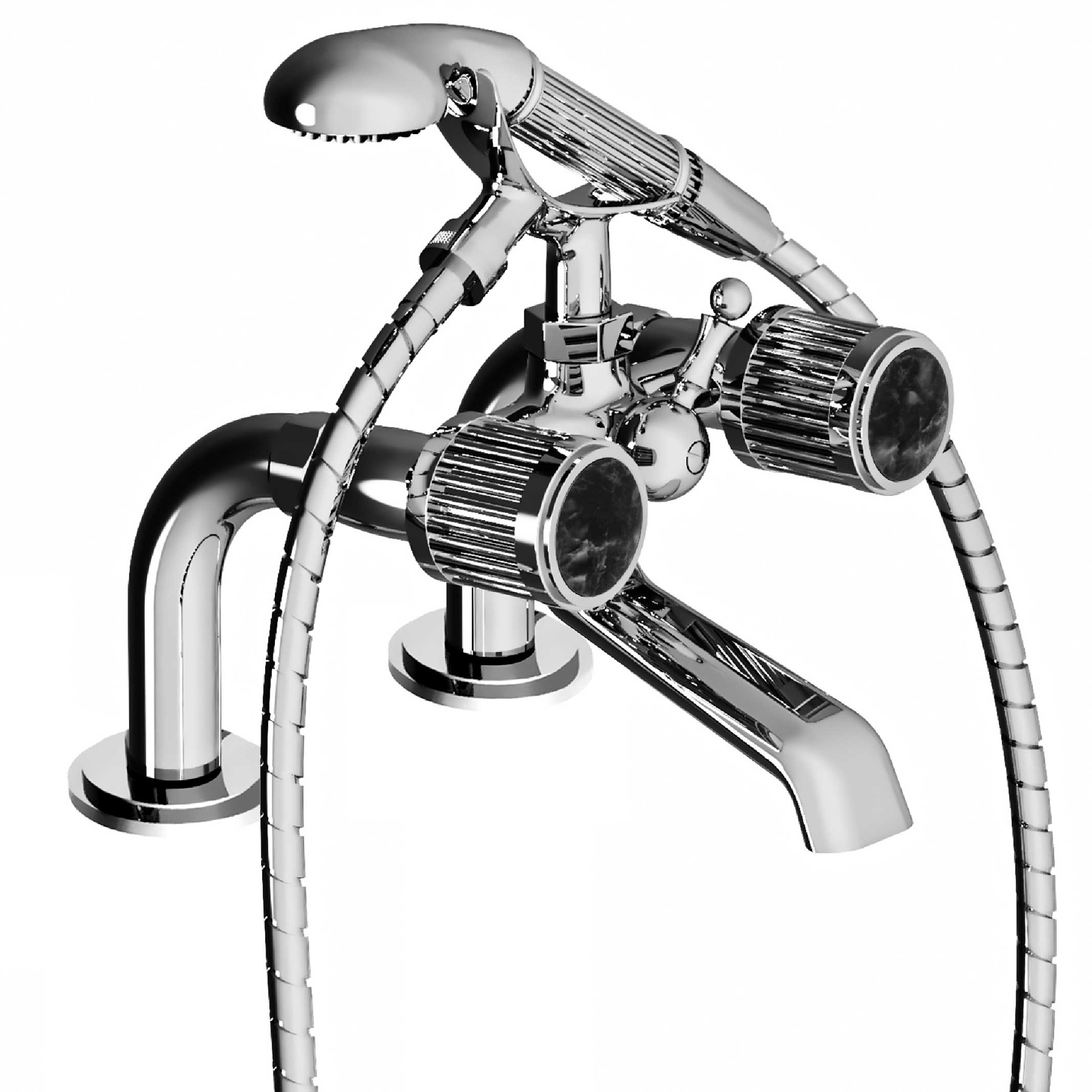 S92-3306 Rim mounted bath and shower mixer